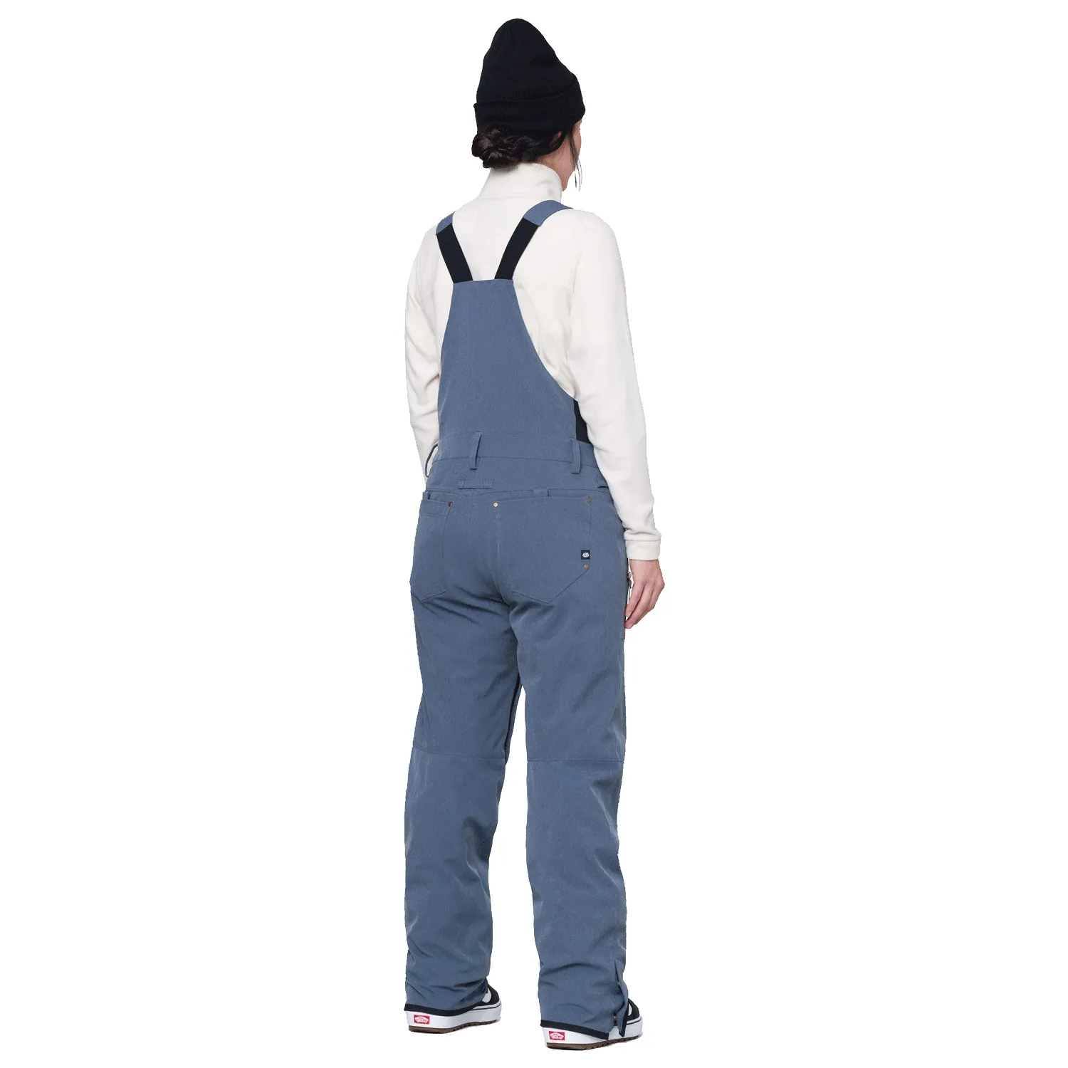 686 Women's Black Magic Bib Pant 2024 Indigo Denim