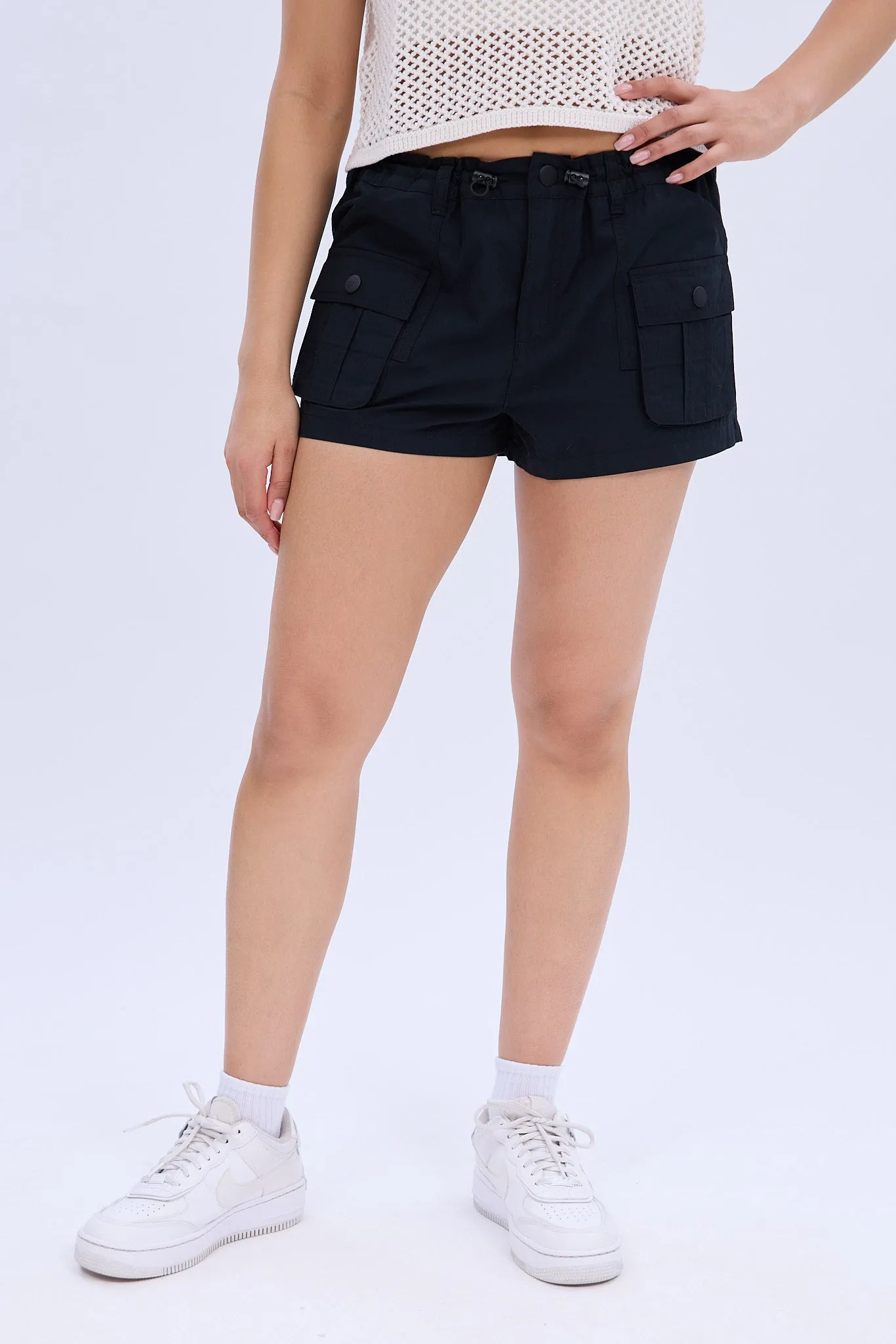 AERO Mid Rise Cargo Poplin Short