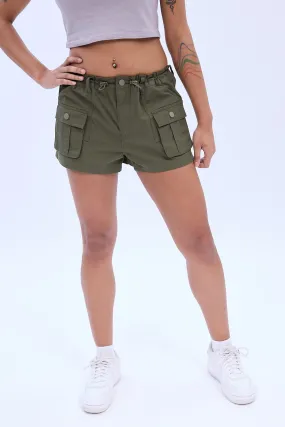 AERO Mid Rise Cargo Poplin Short