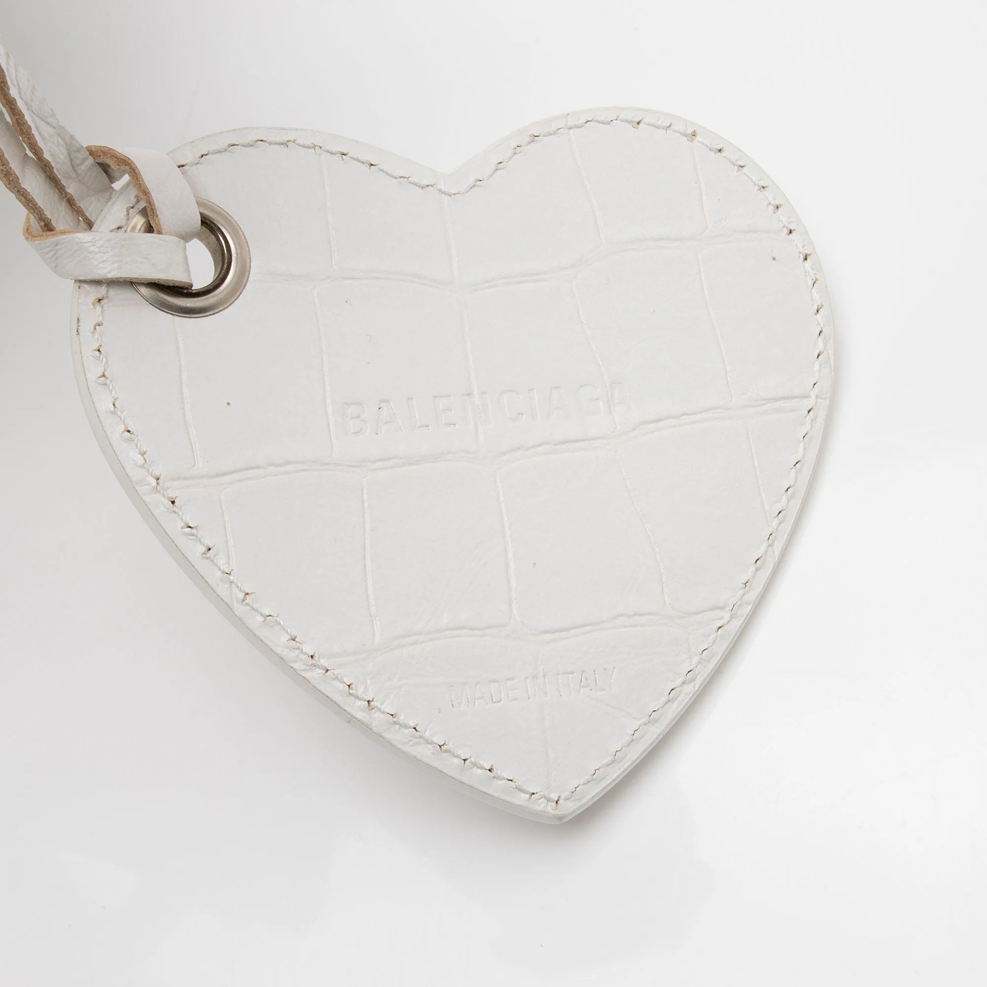 Balenciaga Croc Embossed Crystal Le Cagole XS Bucket Bag (SHF-ACwqpb)
