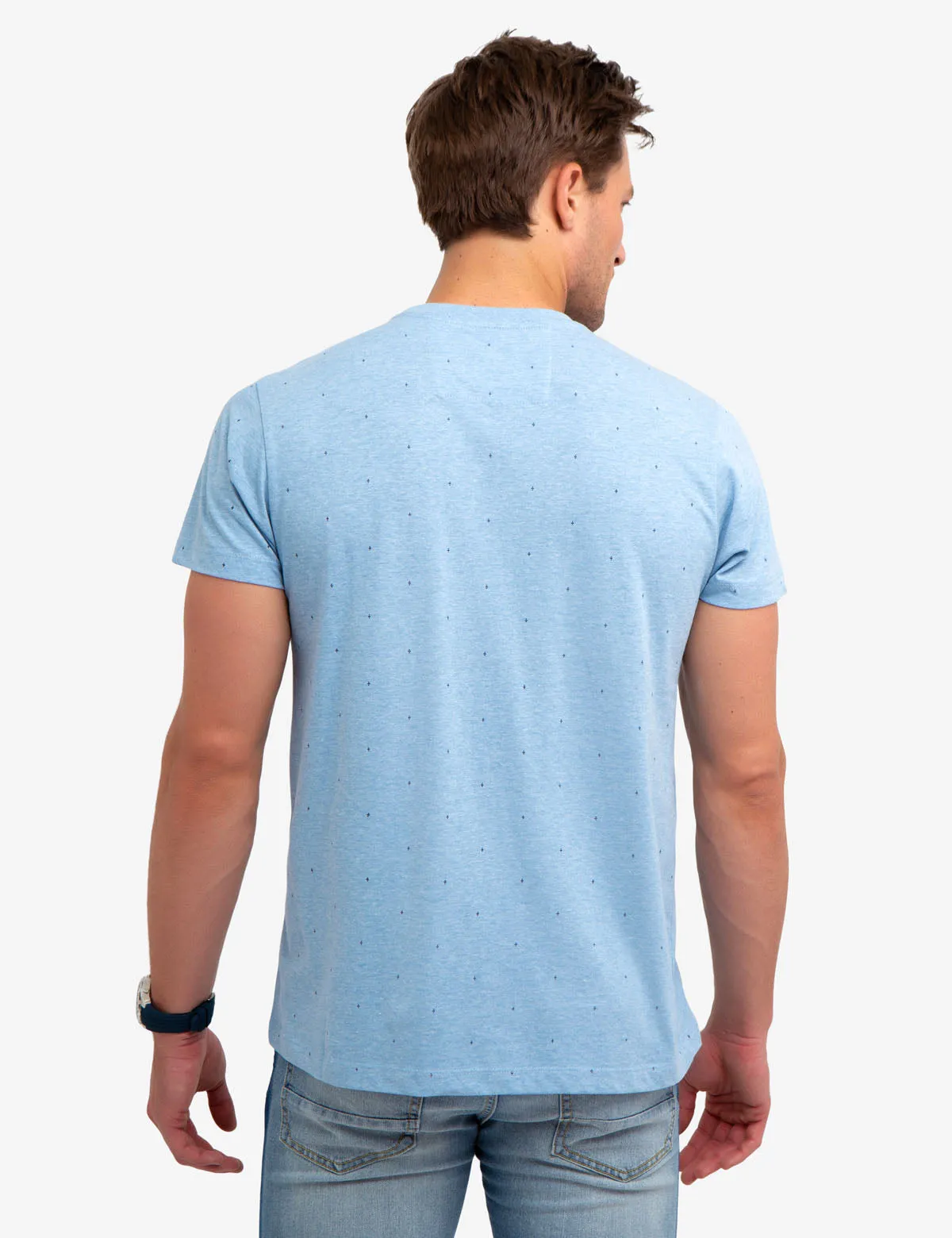 BLACK MALLET PRINT T-SHIRT