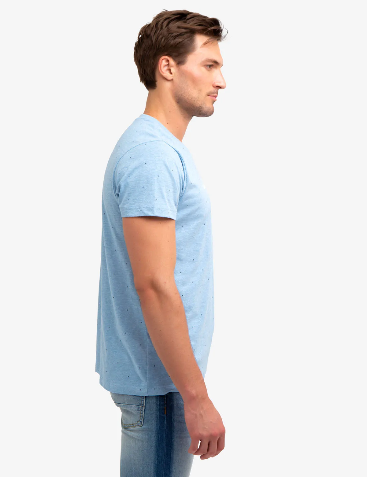 BLACK MALLET PRINT T-SHIRT