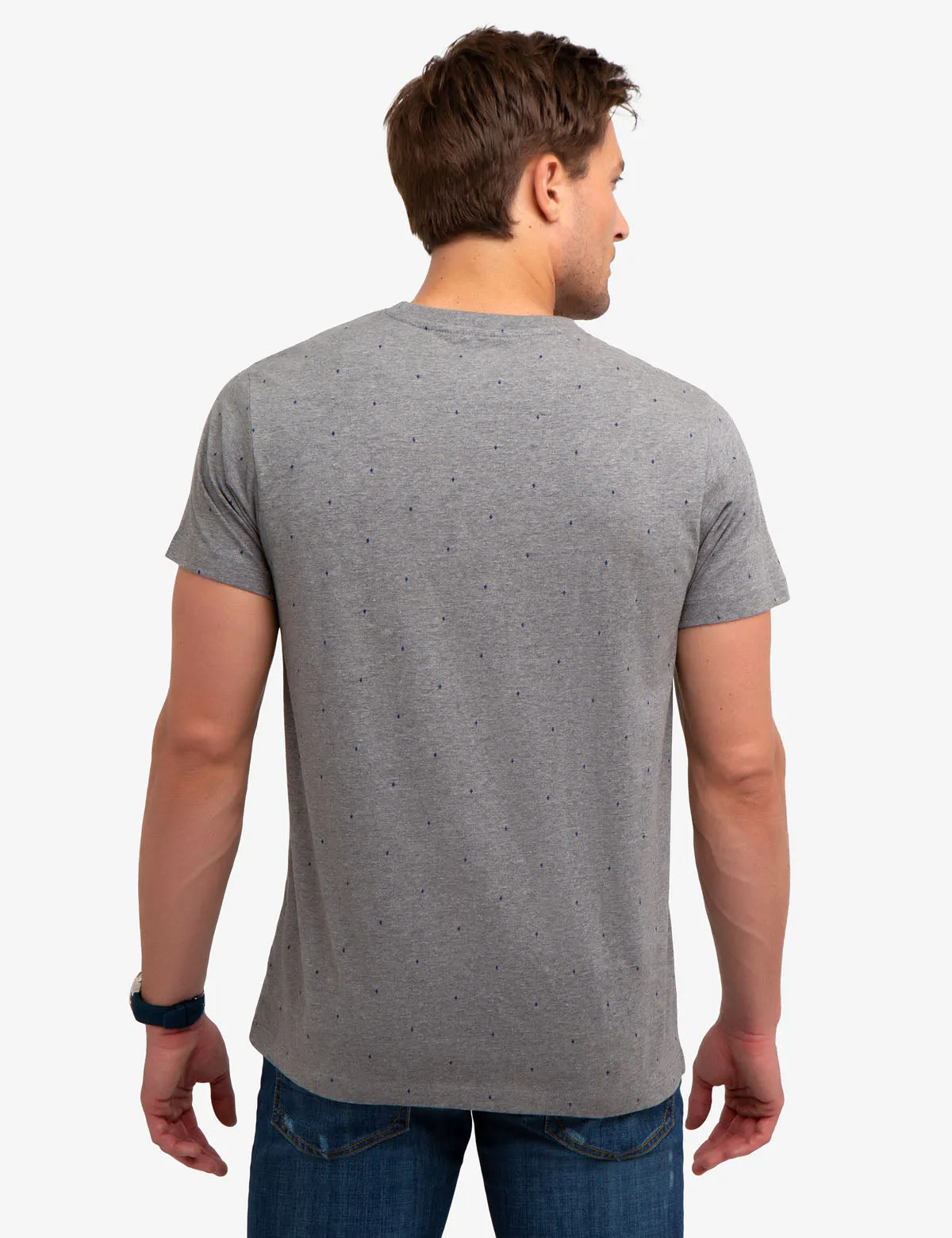 BLACK MALLET PRINT T-SHIRT