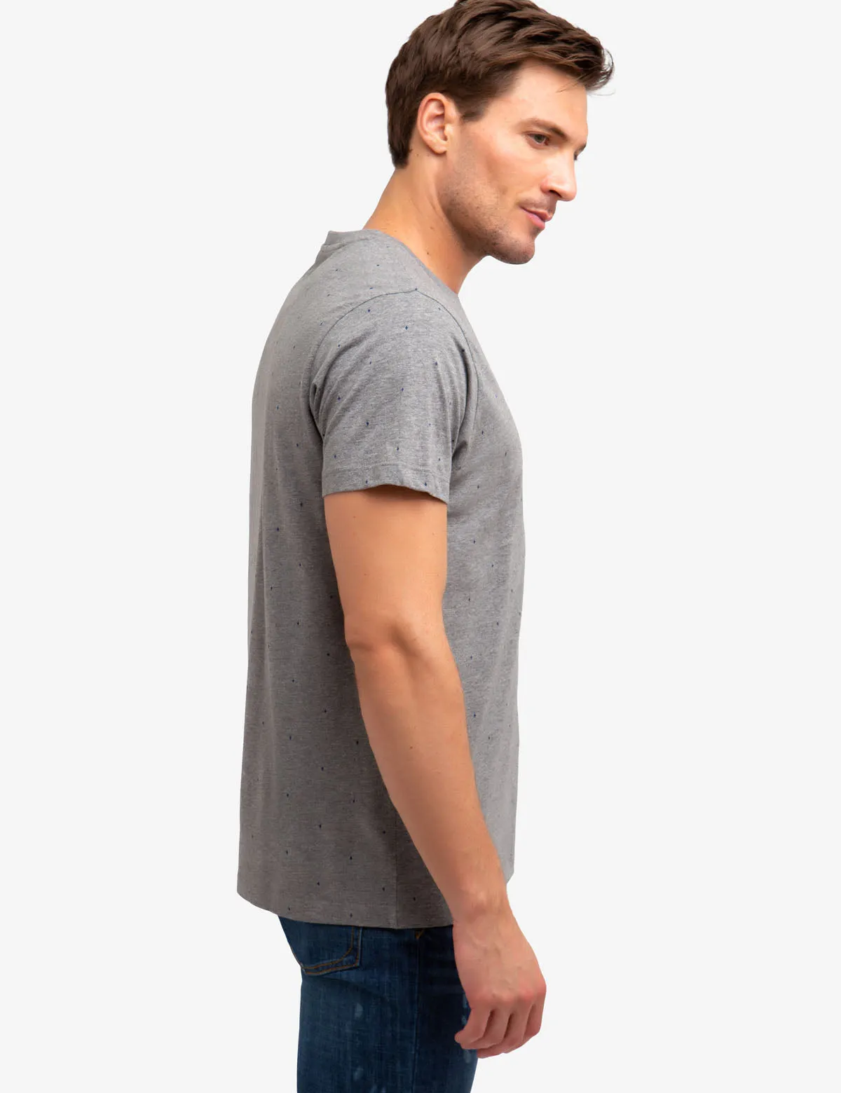 BLACK MALLET PRINT T-SHIRT