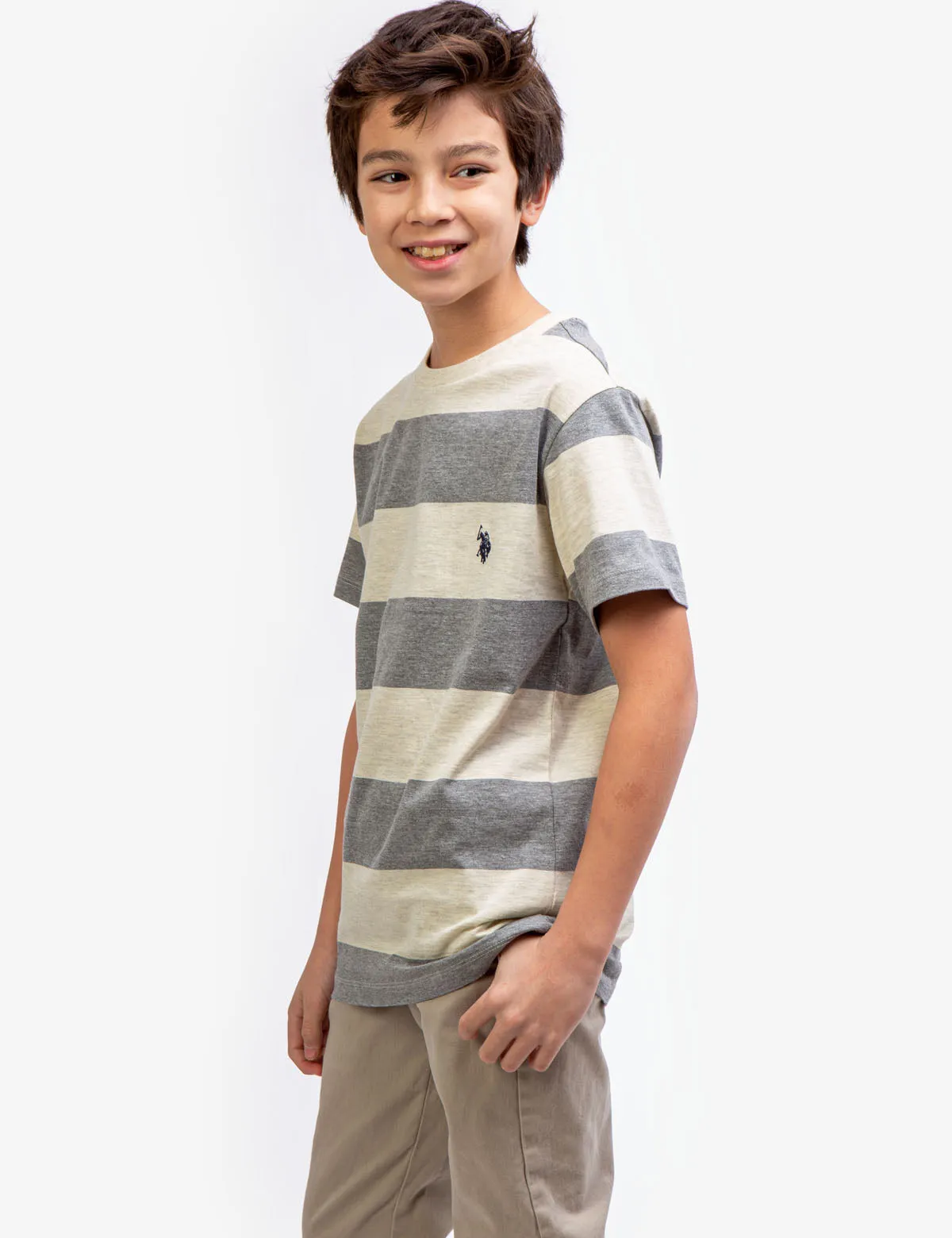 BOYS RUGBY CREW NECK T-SHIRT