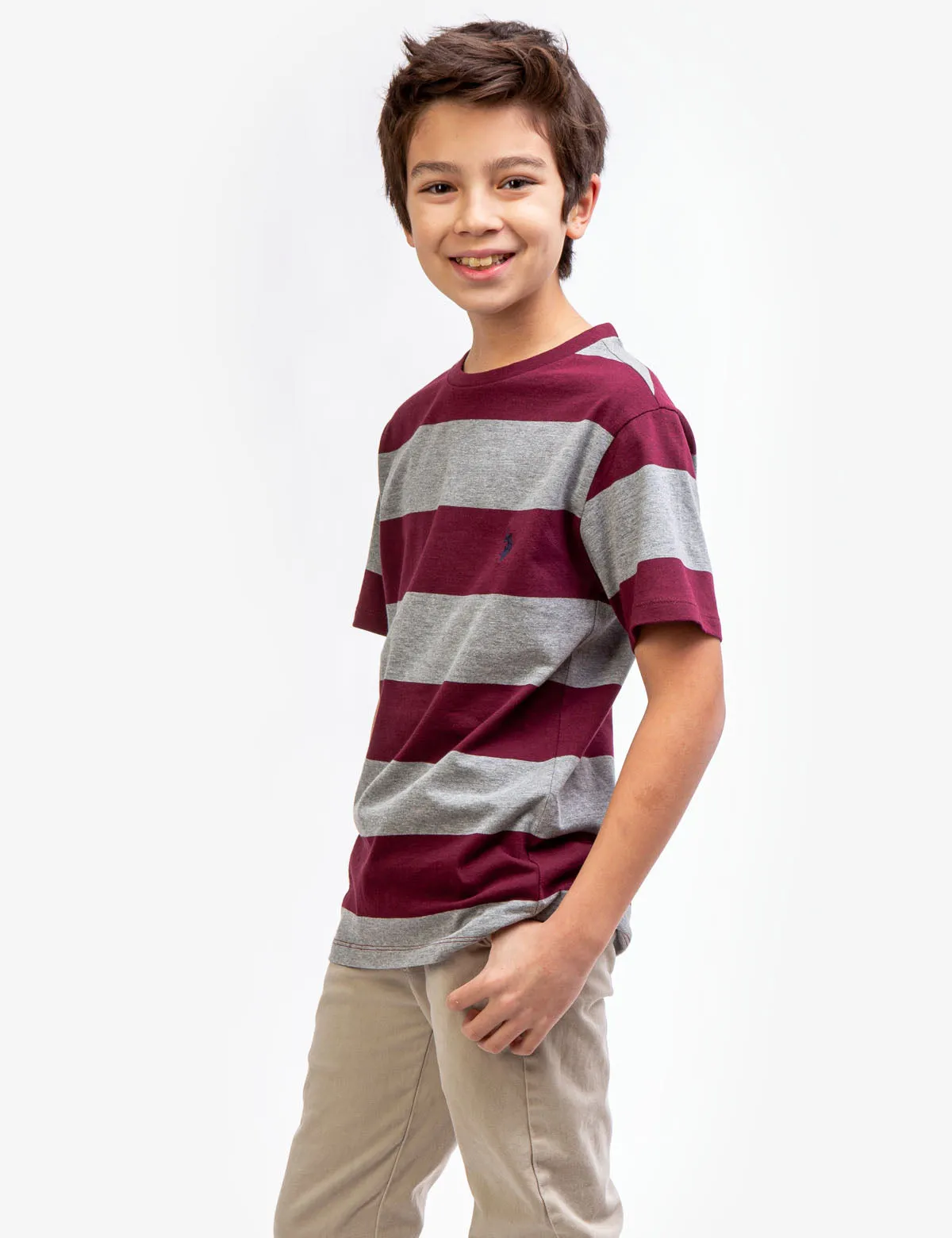 BOYS RUGBY CREW NECK T-SHIRT