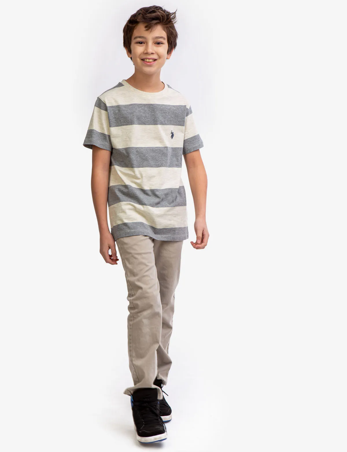 BOYS RUGBY CREW NECK T-SHIRT