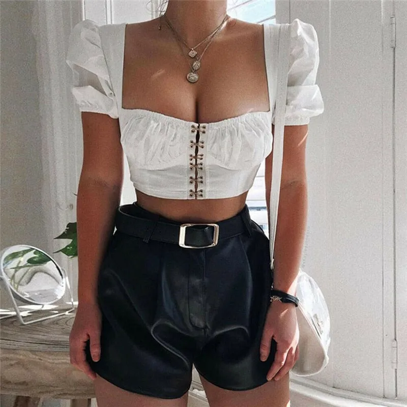 'Candle in the Light' Black Alt Goth Top