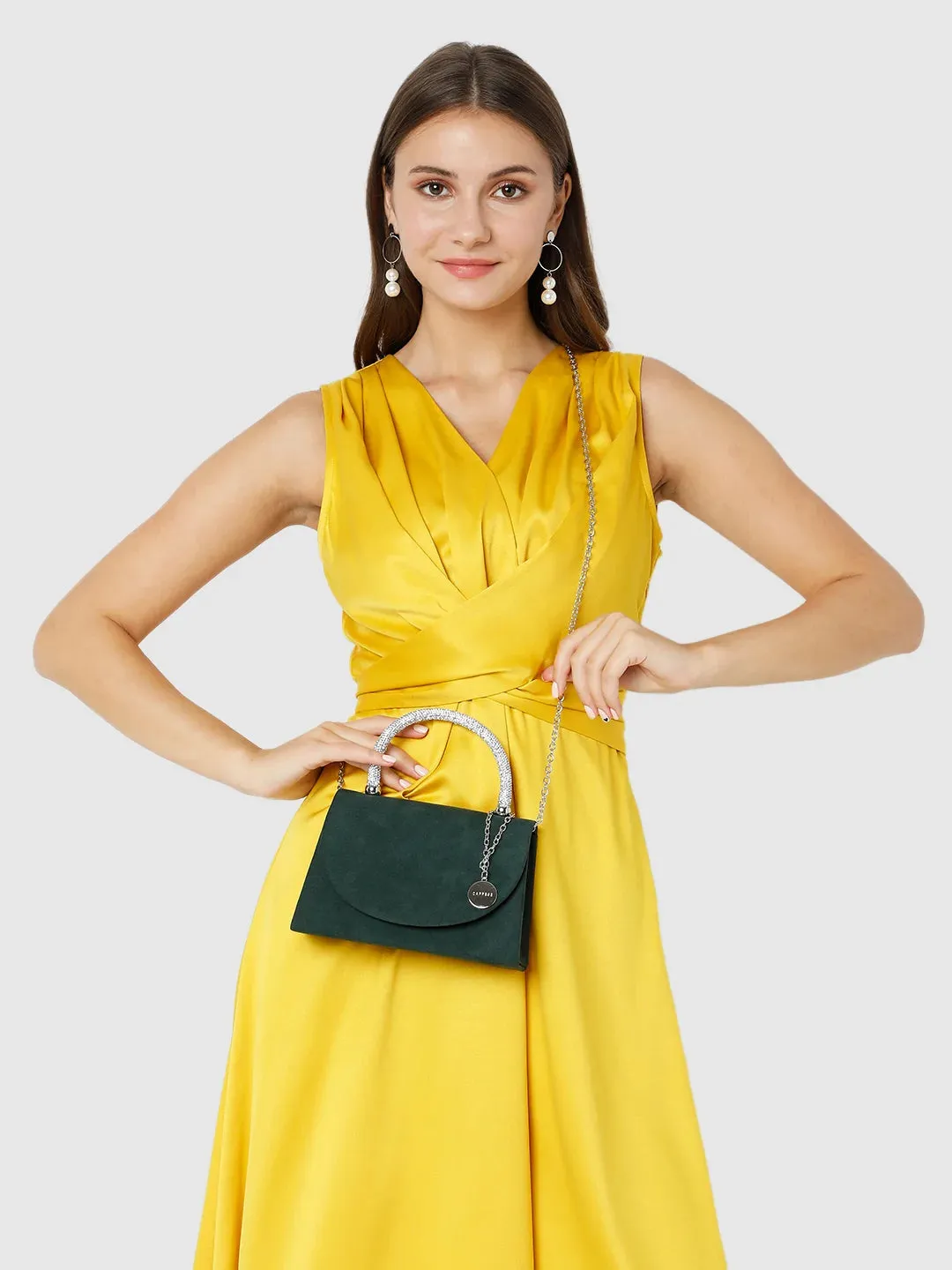 Caprese Elena Clutch Small (E) Green