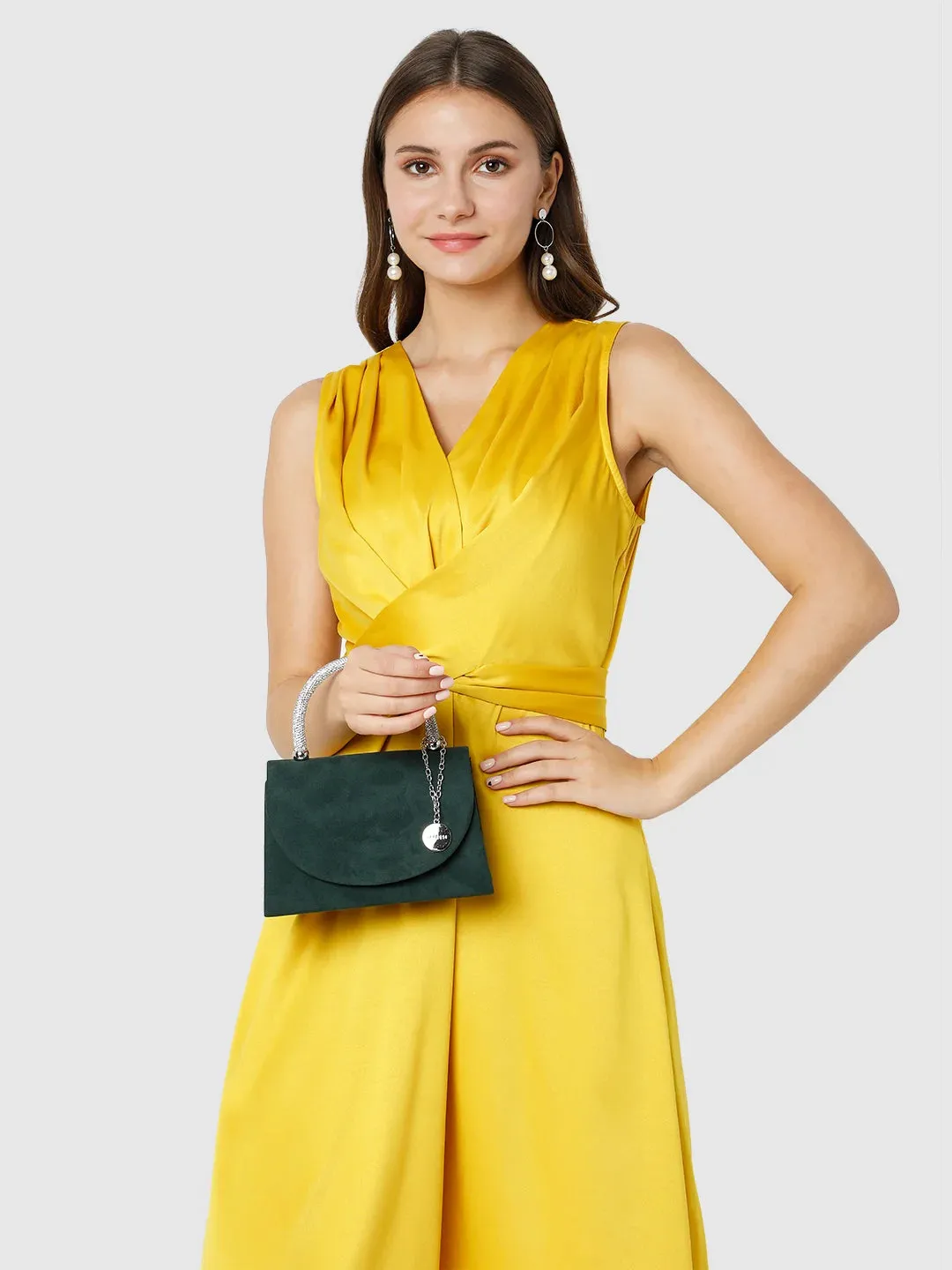 Caprese Elena Clutch Small (E) Green