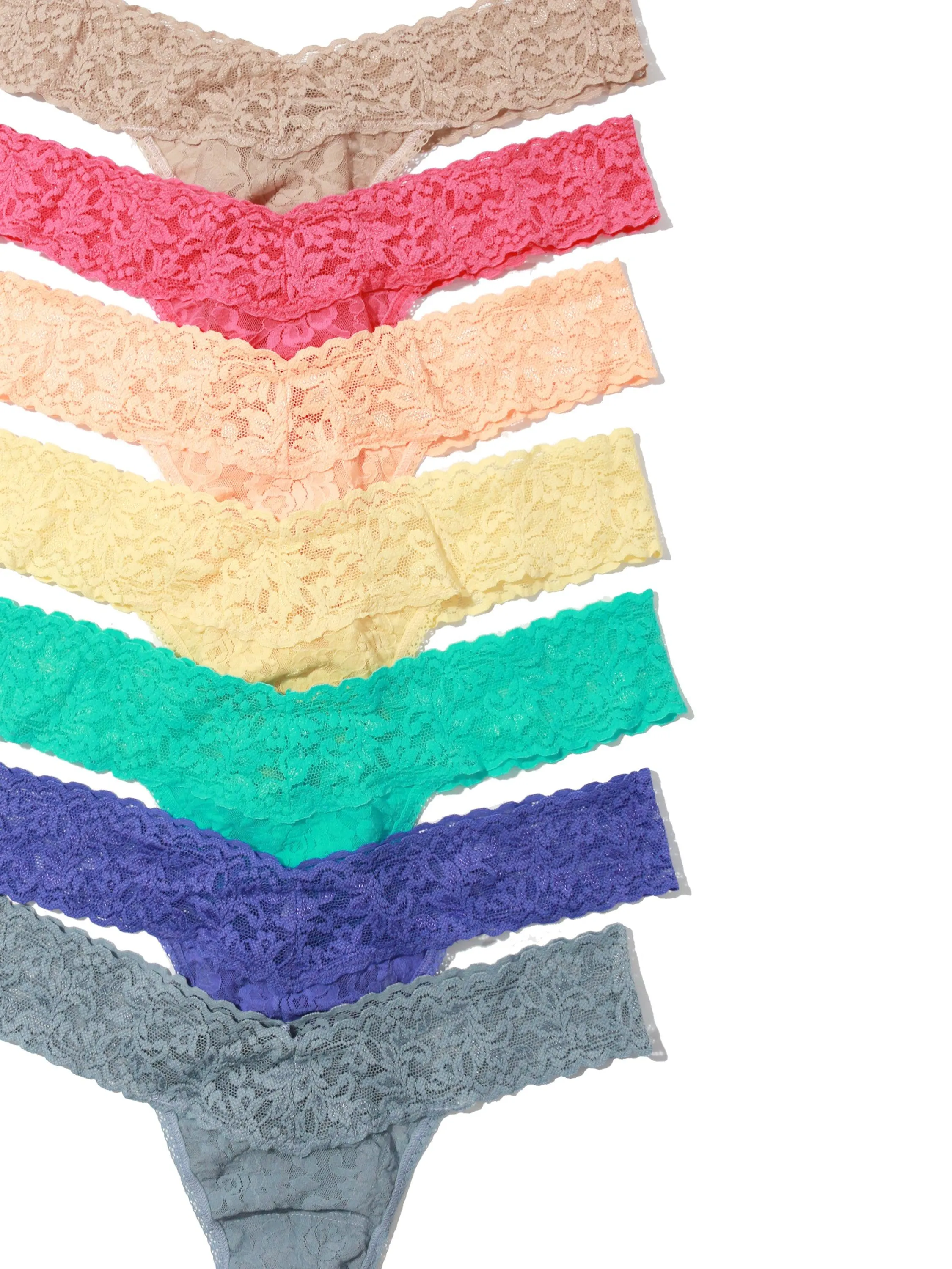 Days of the Week Low Rise Thong 7 Pack