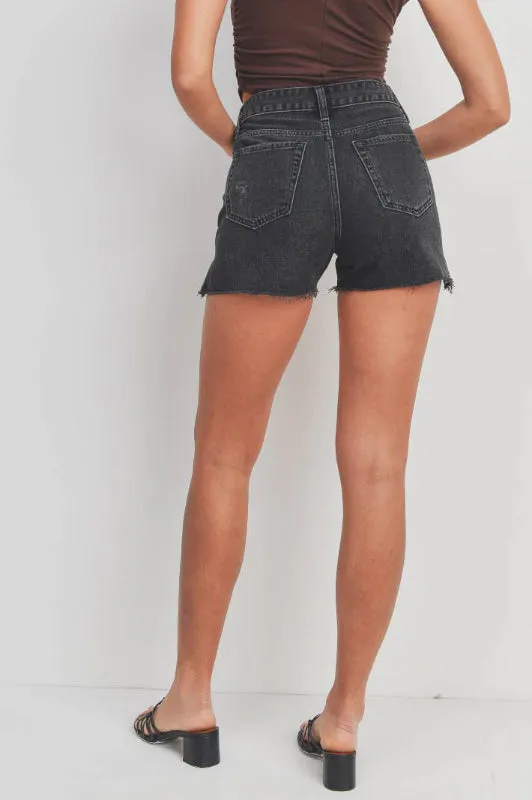dylan short - washed black