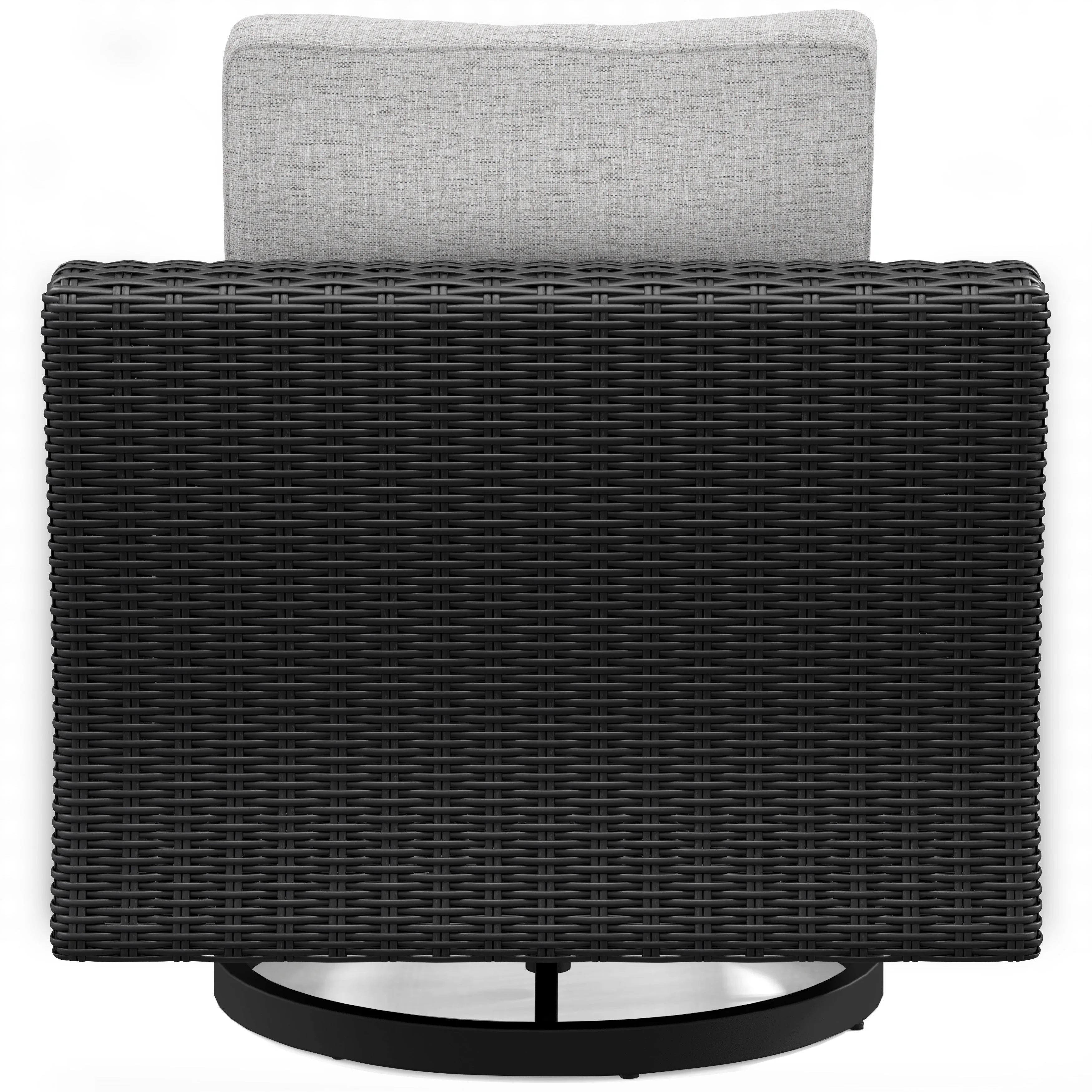 Fire Island Black Outdoor 3-Piece Seating Set (Sofa  2 Swivel Rockers)