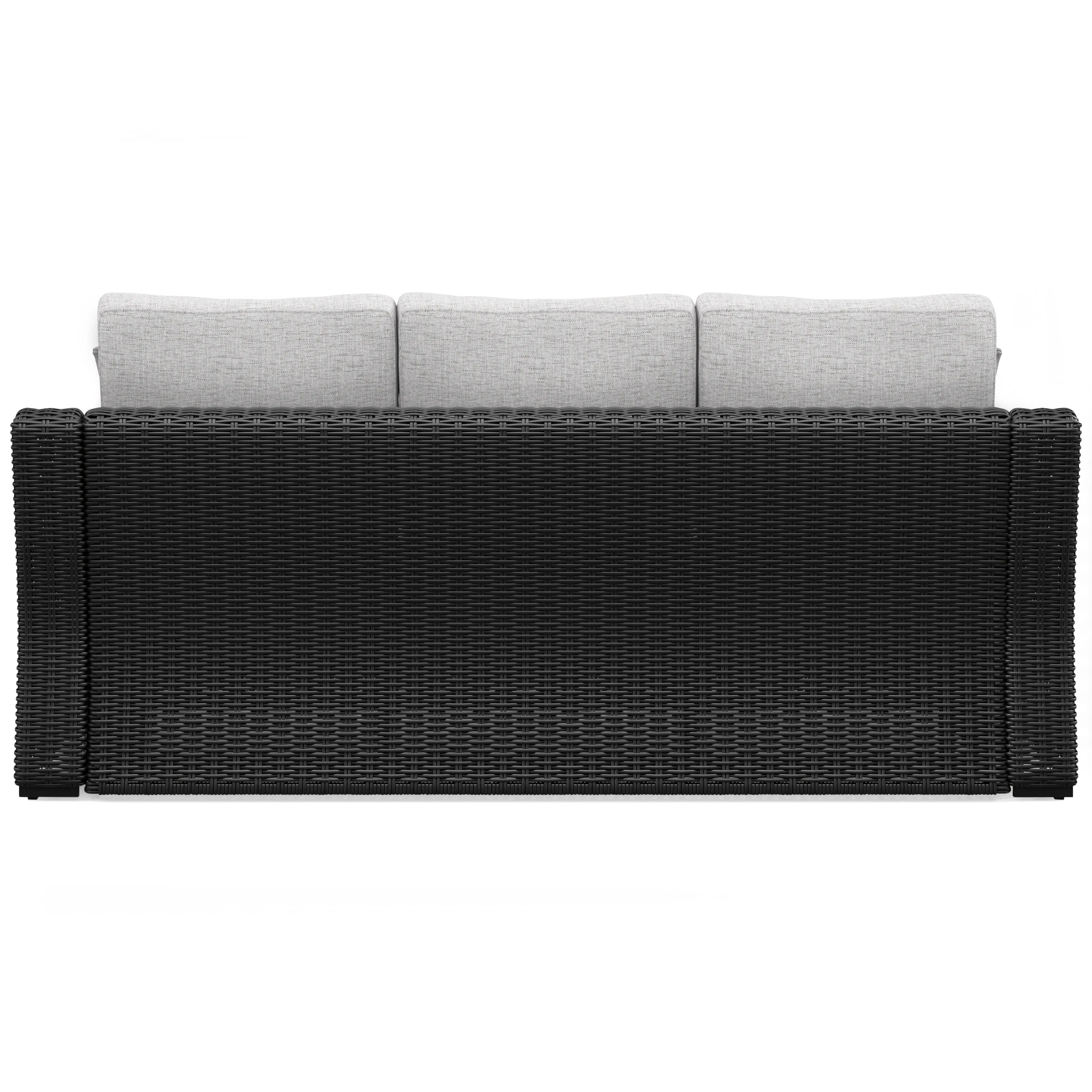 Fire Island Black Outdoor 3-Piece Seating Set (Sofa  2 Swivel Rockers)