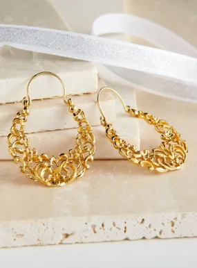 Golden Jasmine Earrings