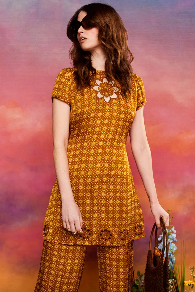 Heart of Gold Daisy Broderie Tunic