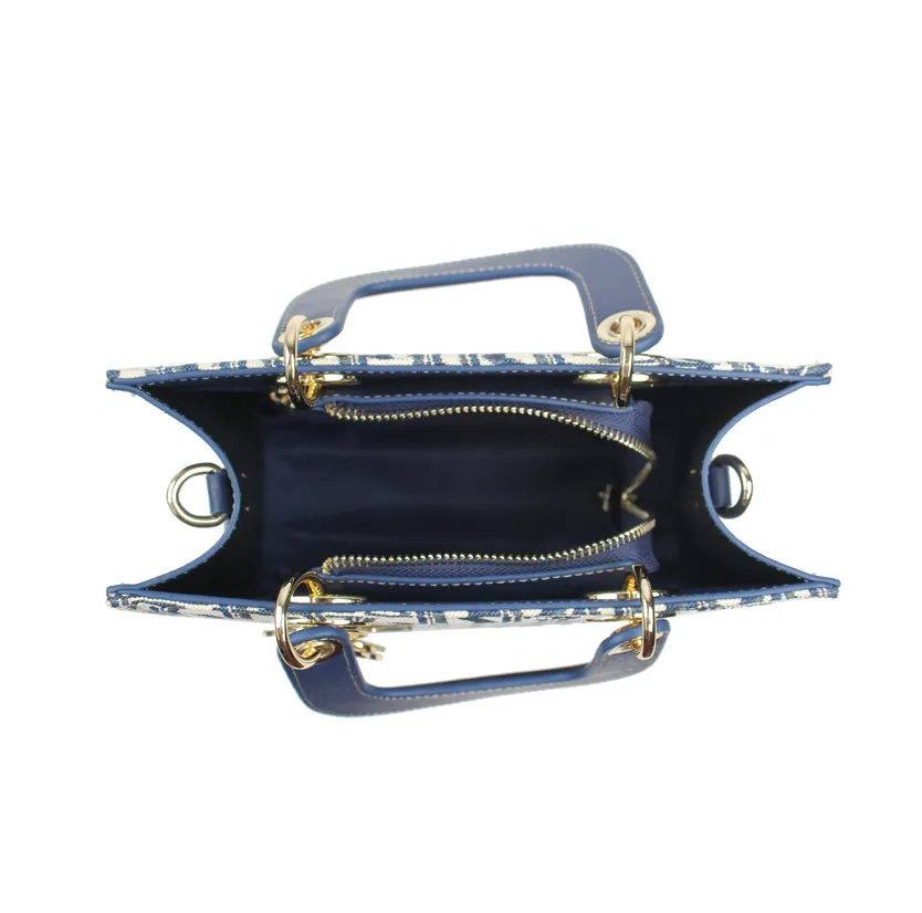 Henney Bear Leatherette Top Handle Shoulder Bag