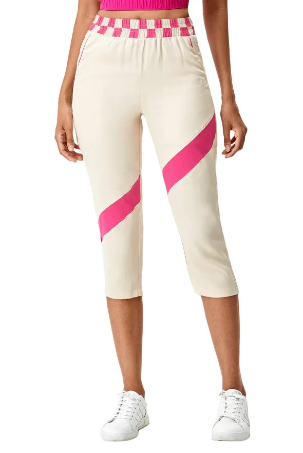 High-Waisted Checkered Chic Crop Pants
