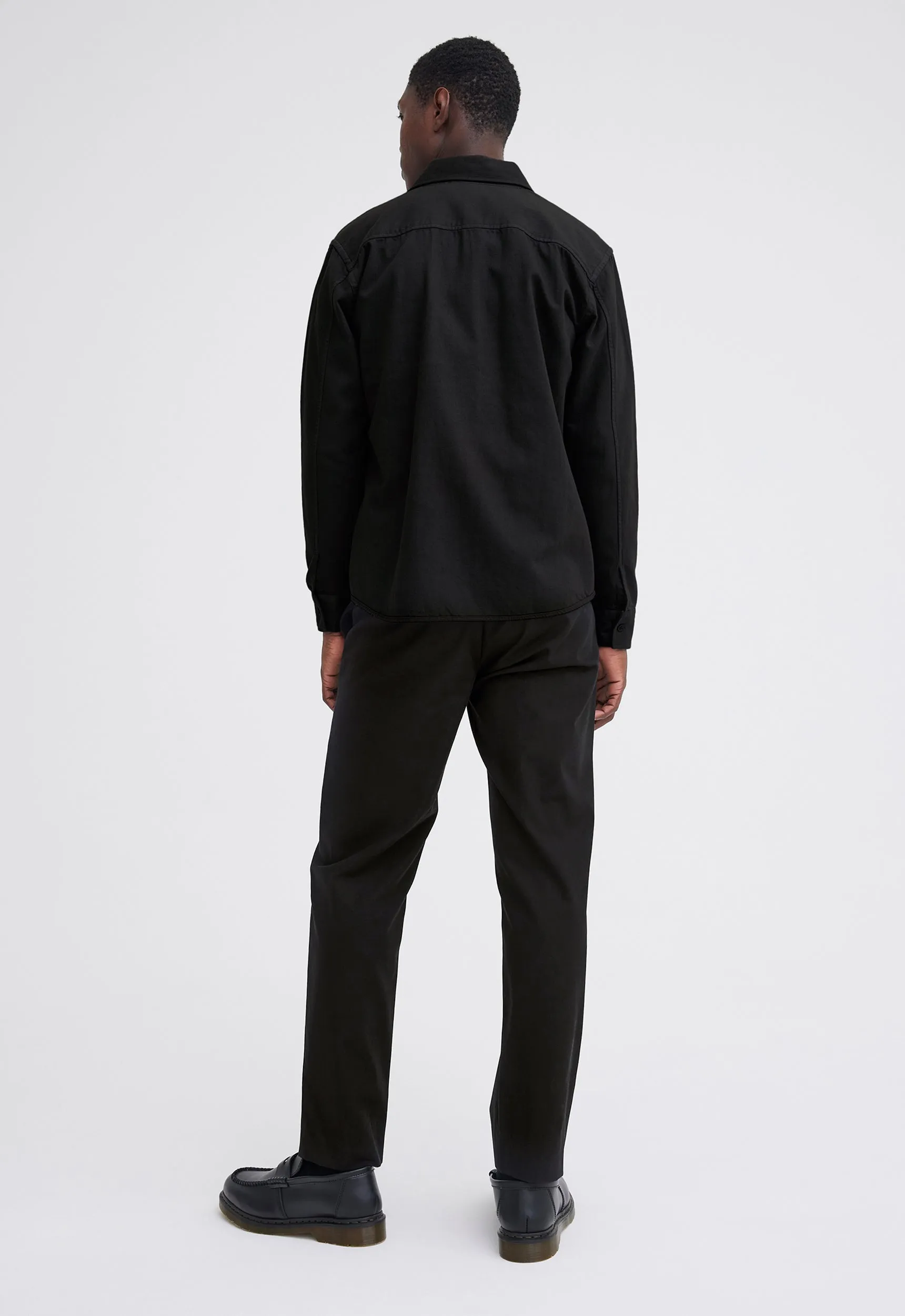 Izzi Italian Cotton Shirt - Black
