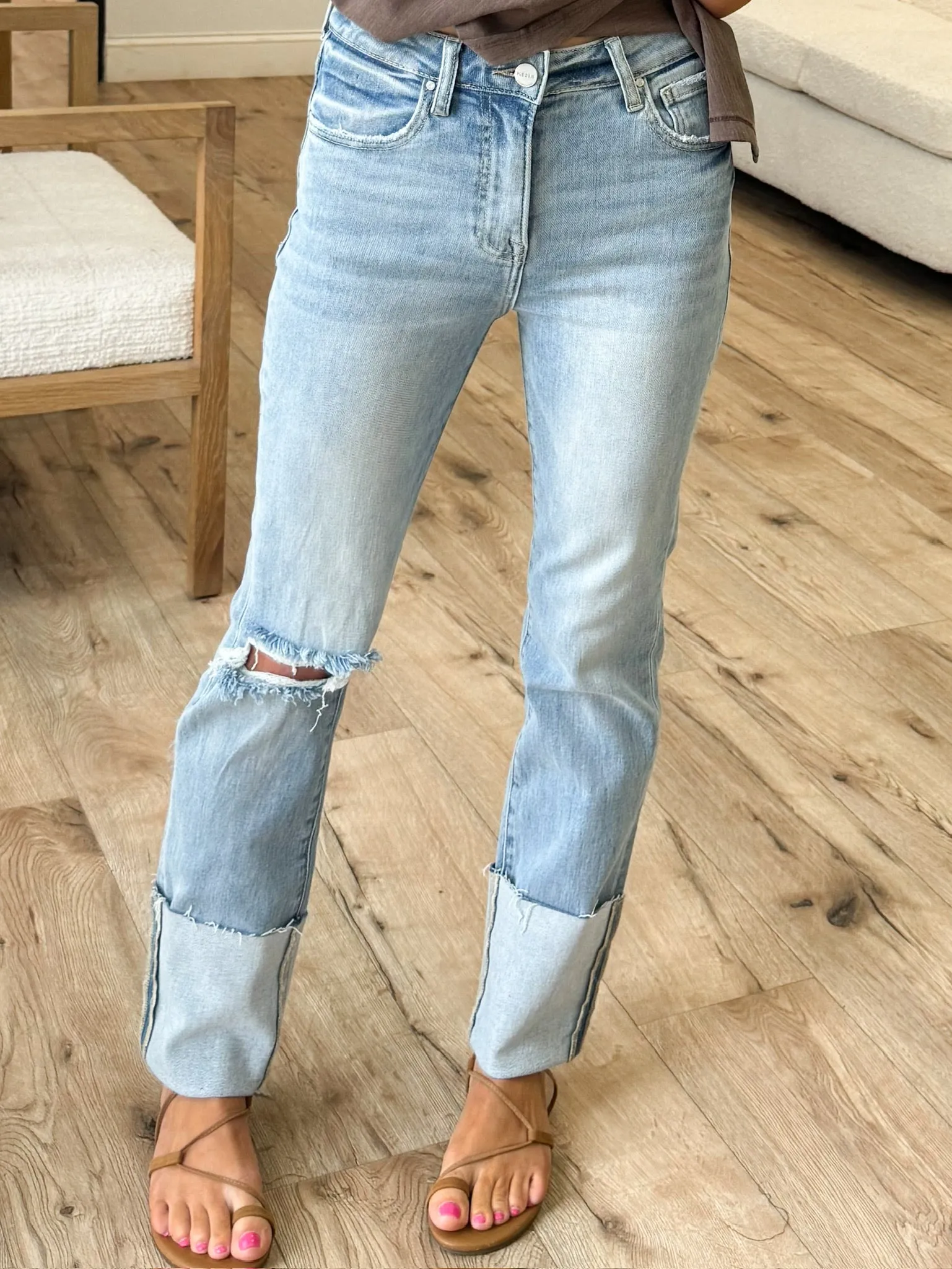 Johnson Cuff Jeans |  Plus Available | RESTOCK