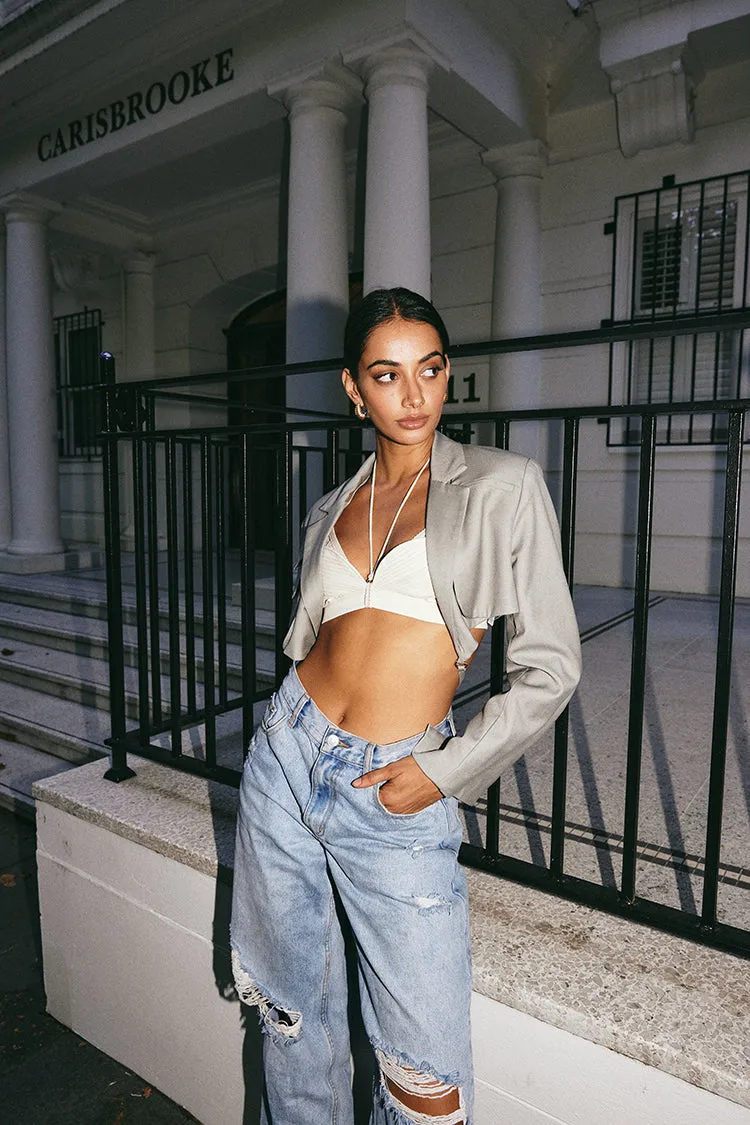 Kendall Bralette in Pearl