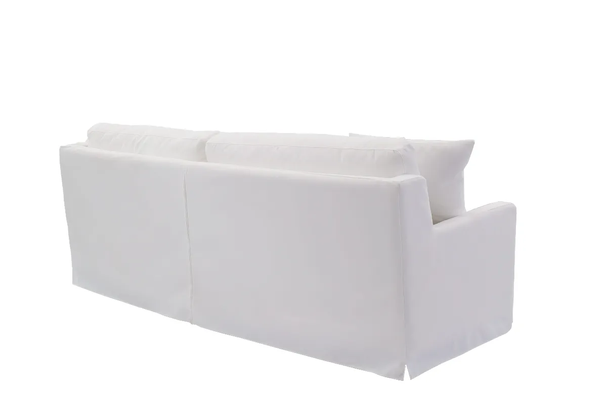 Lena 91" Slipcovered Bench Seat Sofa