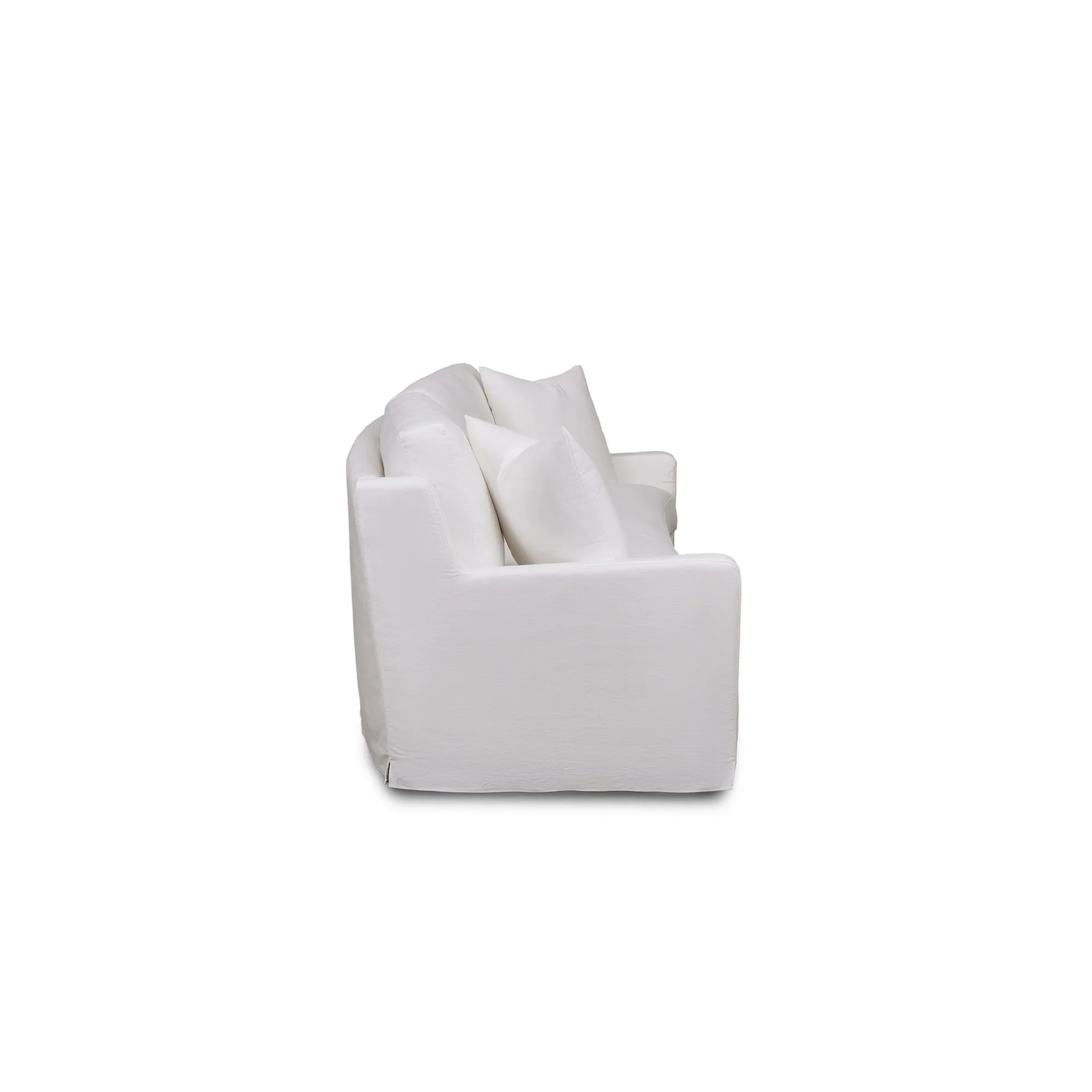 Lena 91" Slipcovered Bench Seat Sofa