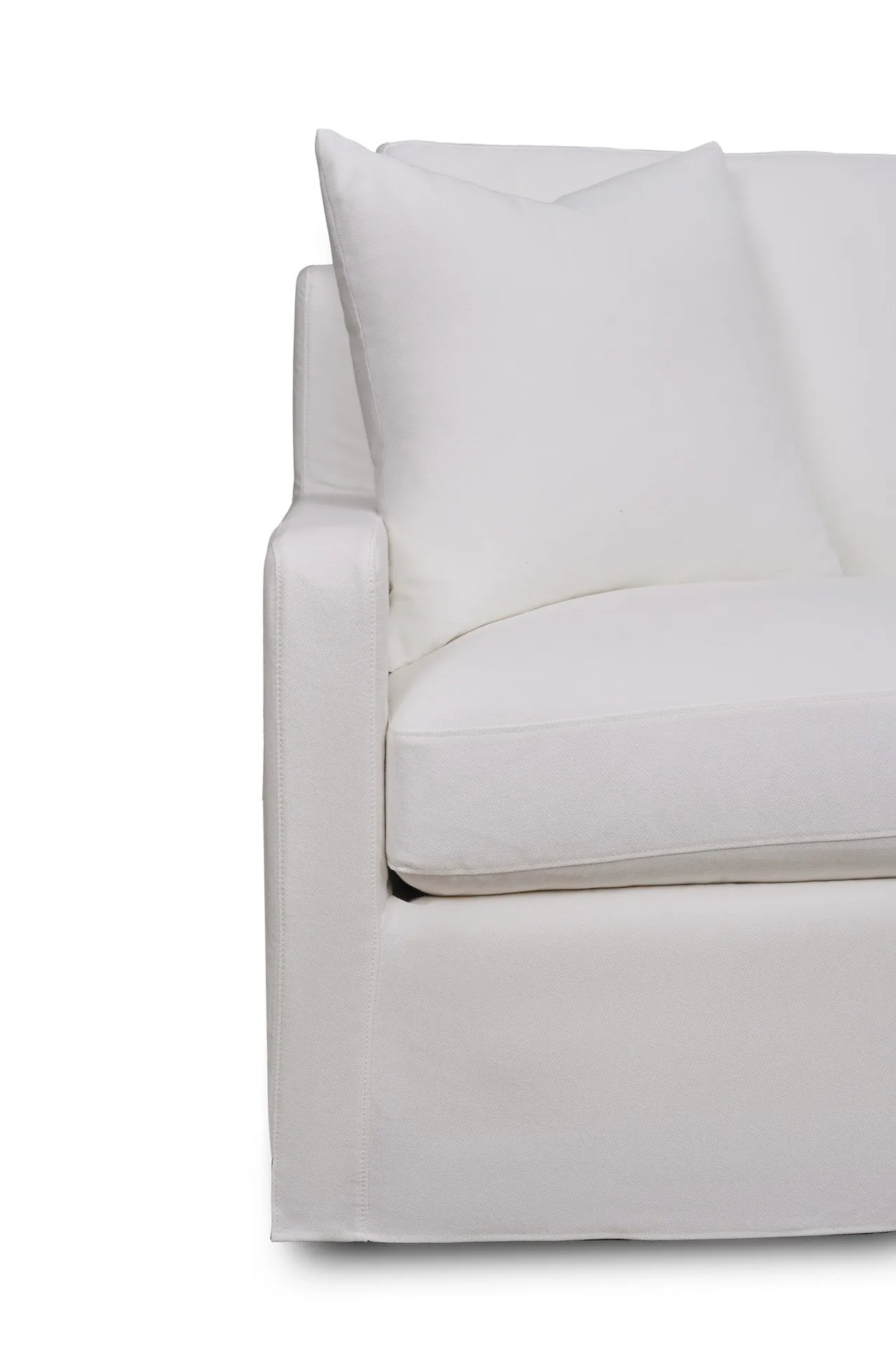 Lena 91" Slipcovered Bench Seat Sofa