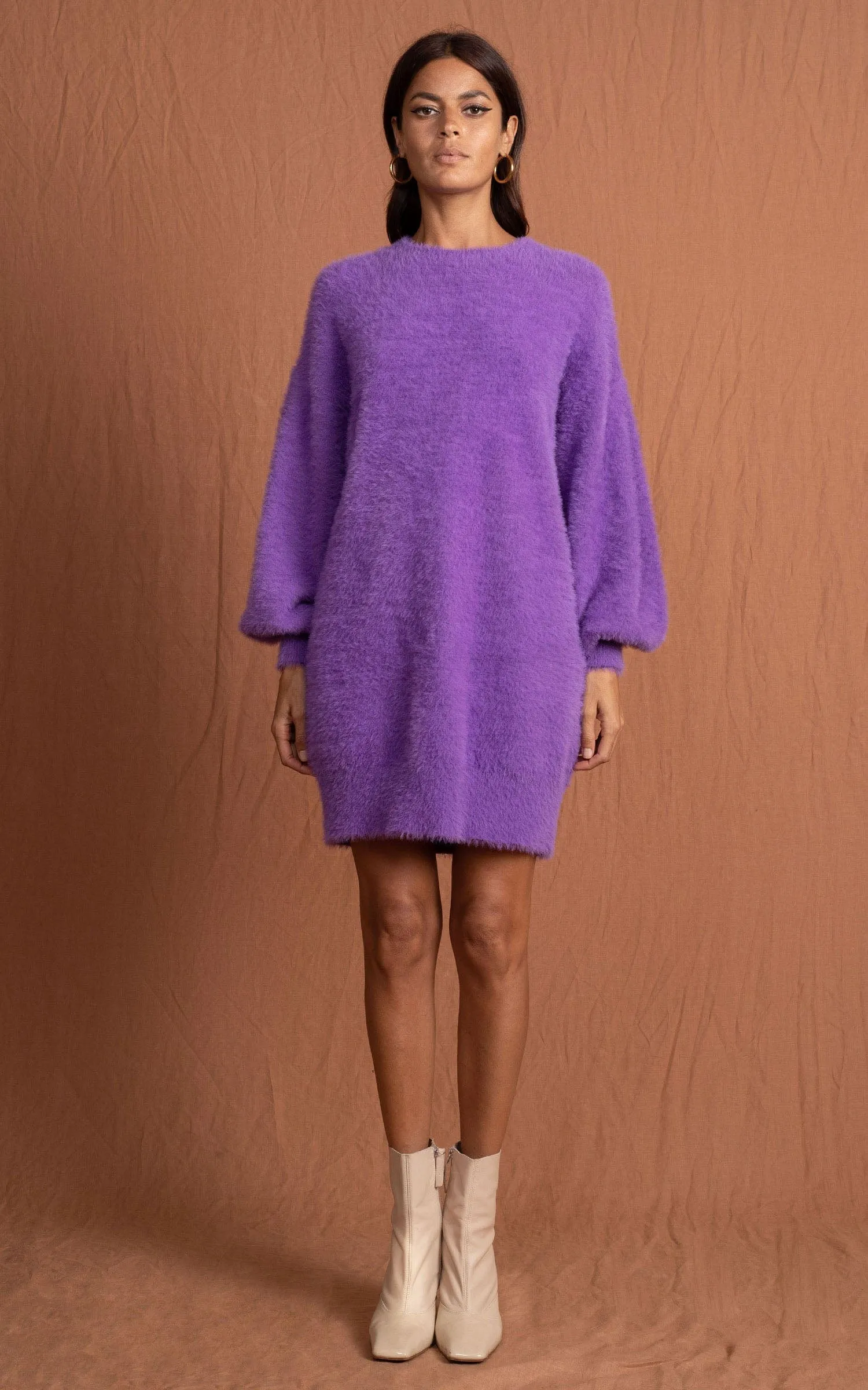 Maggie Jumper Dress in Indigo