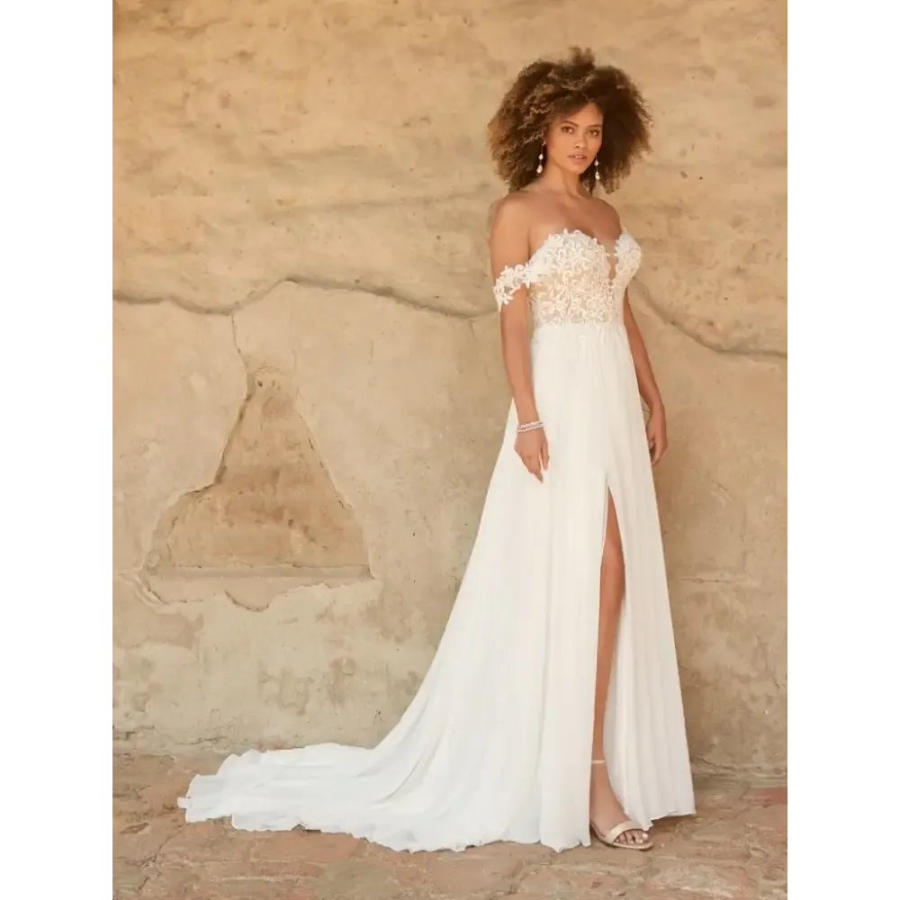 Maggie Sottero Chantal Detachable Cap Sleeves