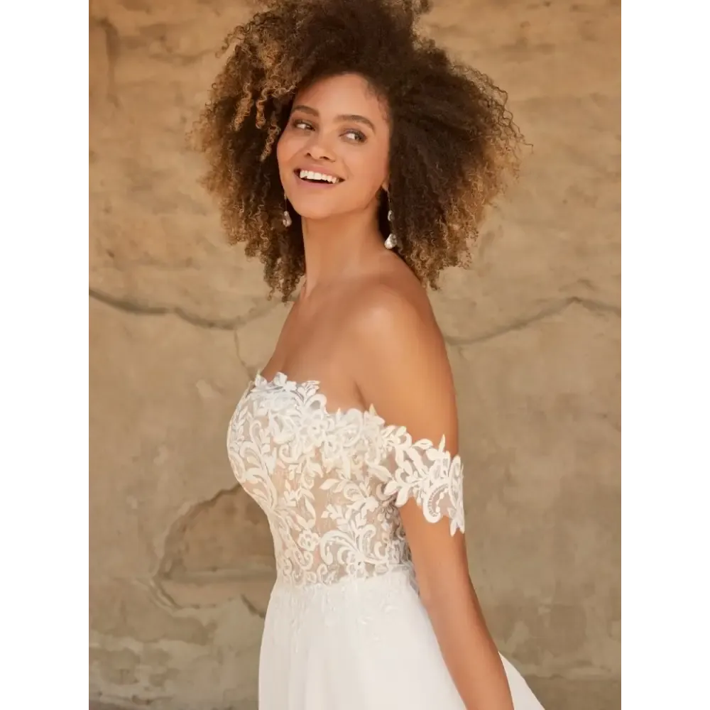 Maggie Sottero Chantal Detachable Cap Sleeves