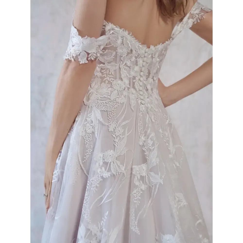 Maggie Sottero Evelina Cap Sleeves