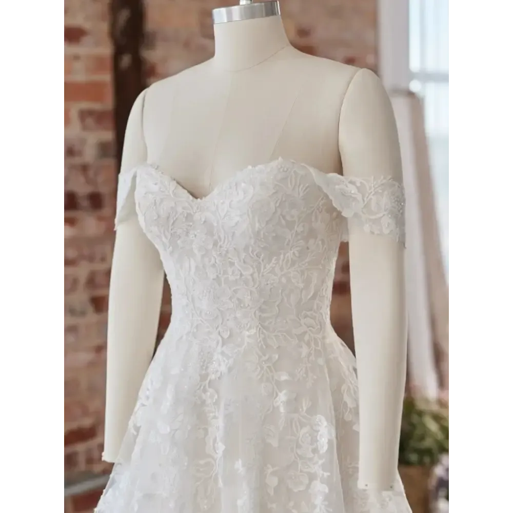 Maggie Sottero Rousseau Cap Sleeves