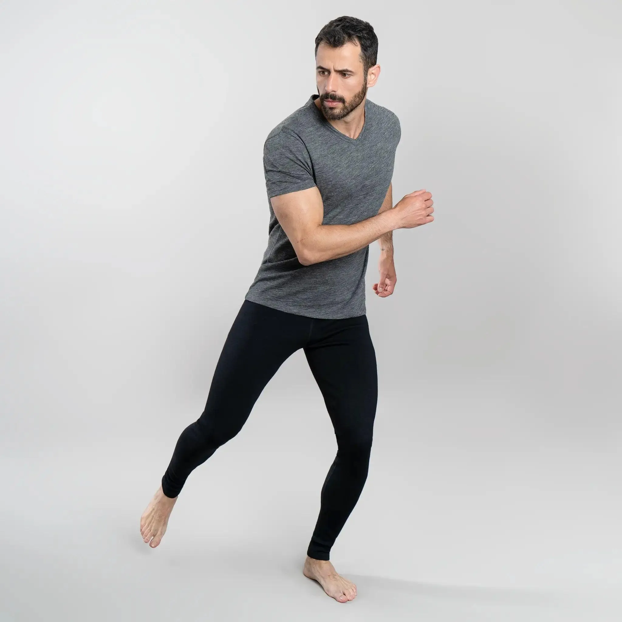Men's Alpaca Wool Leggings: 300 Lightweight