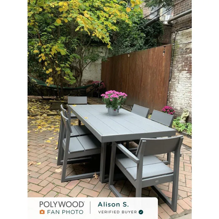 POLYWOOD Edge Outdoor Dining Table 78" x 40"