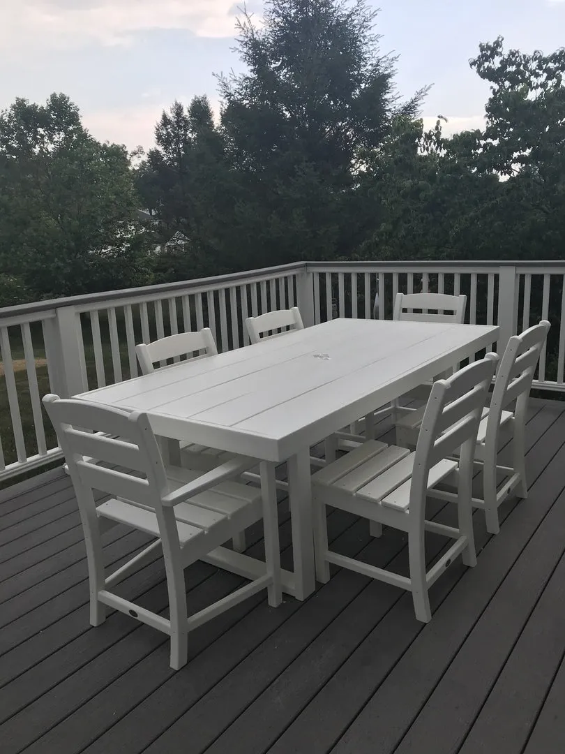 POLYWOOD Edge Outdoor Dining Table 78" x 40"