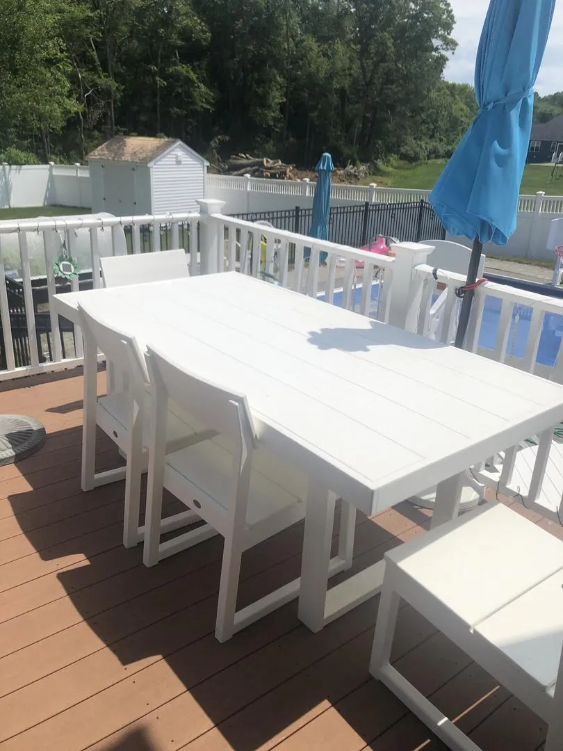 POLYWOOD Edge Outdoor Dining Table 78" x 40"