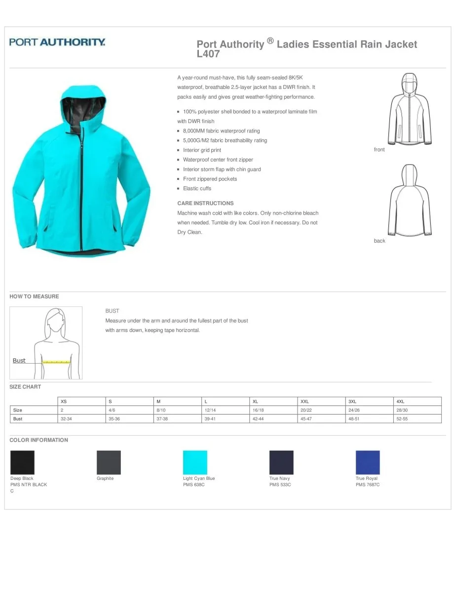 Port Authority® Women's Essential Rain Jacket