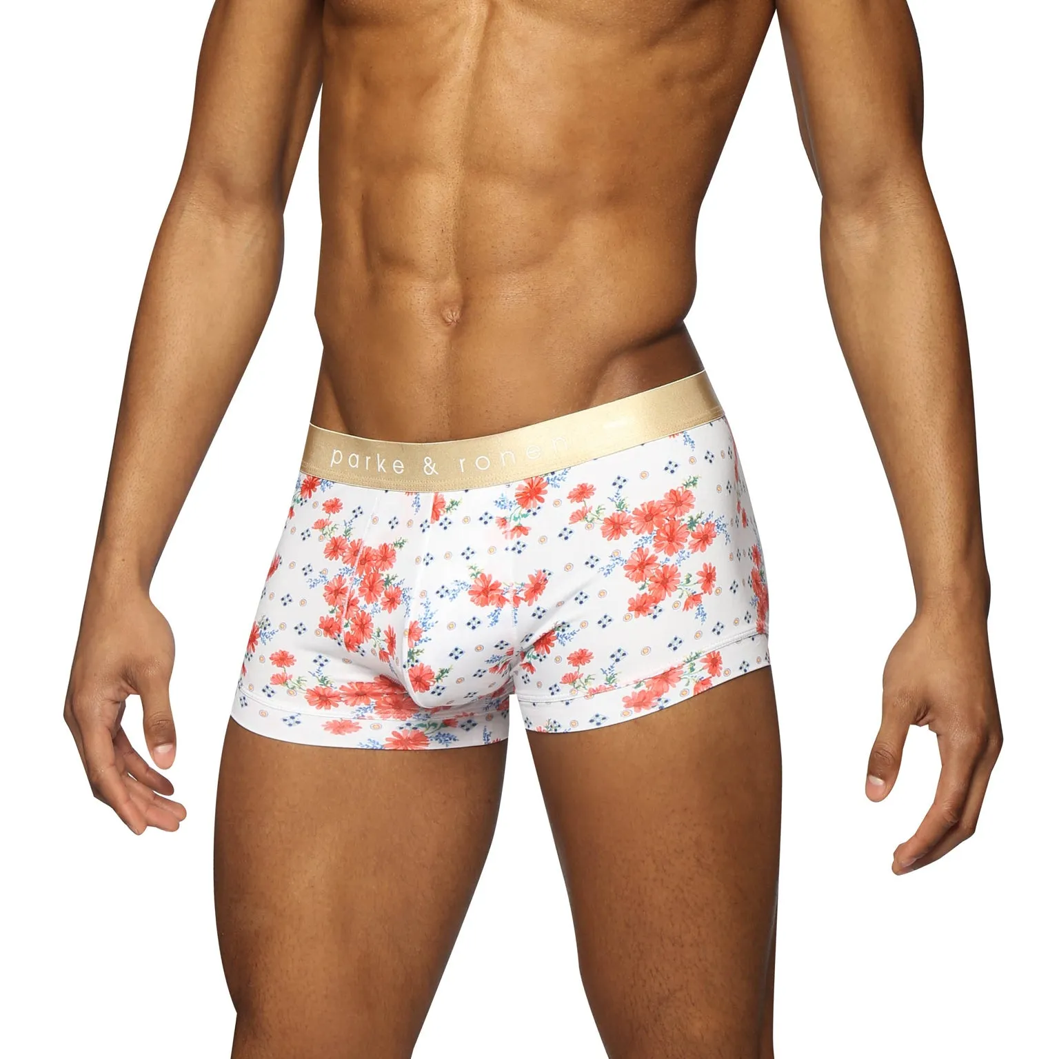 Posies Coral Print Low Rise Trunk