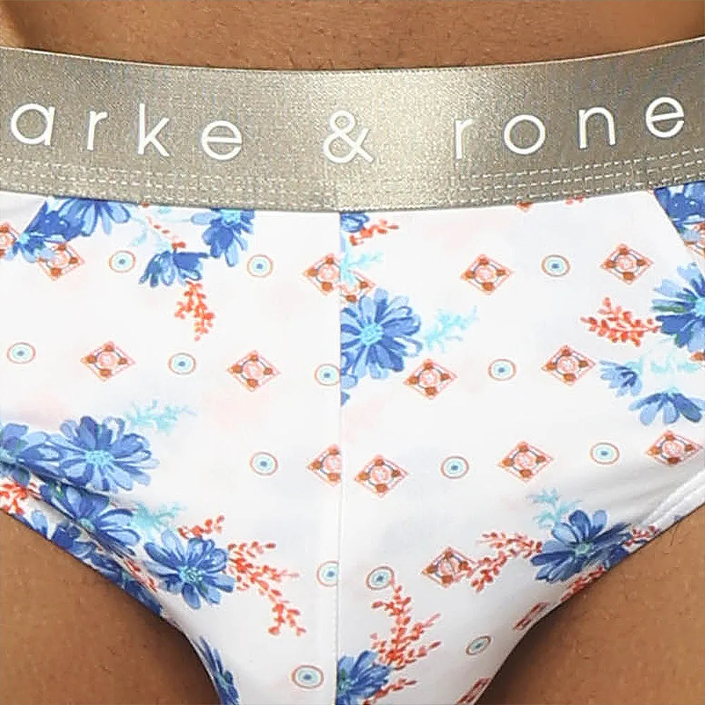 Posies Lapis Print Low Rise Brief