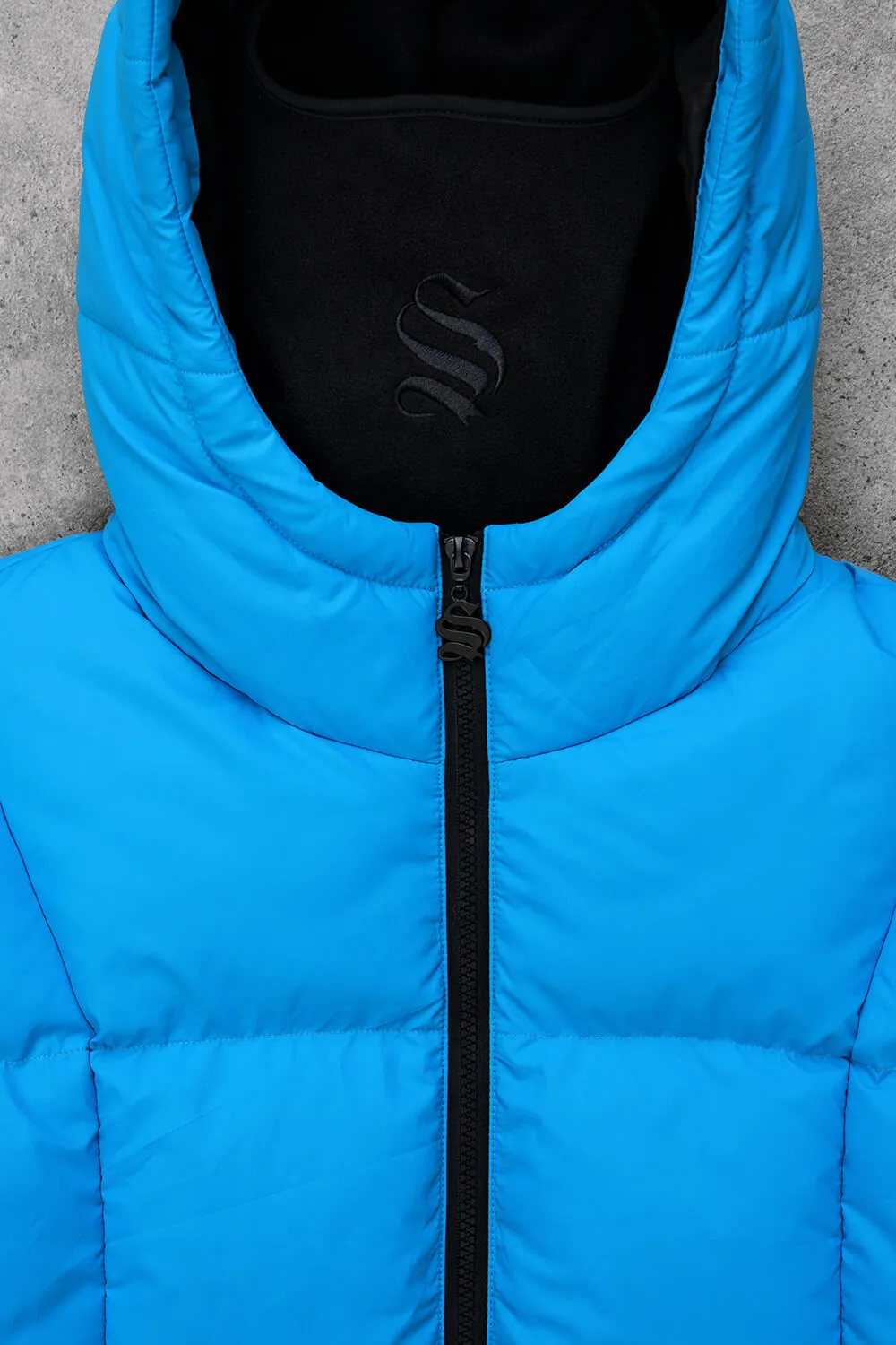 Raptor Balaclava Puffer Jacket - Blue