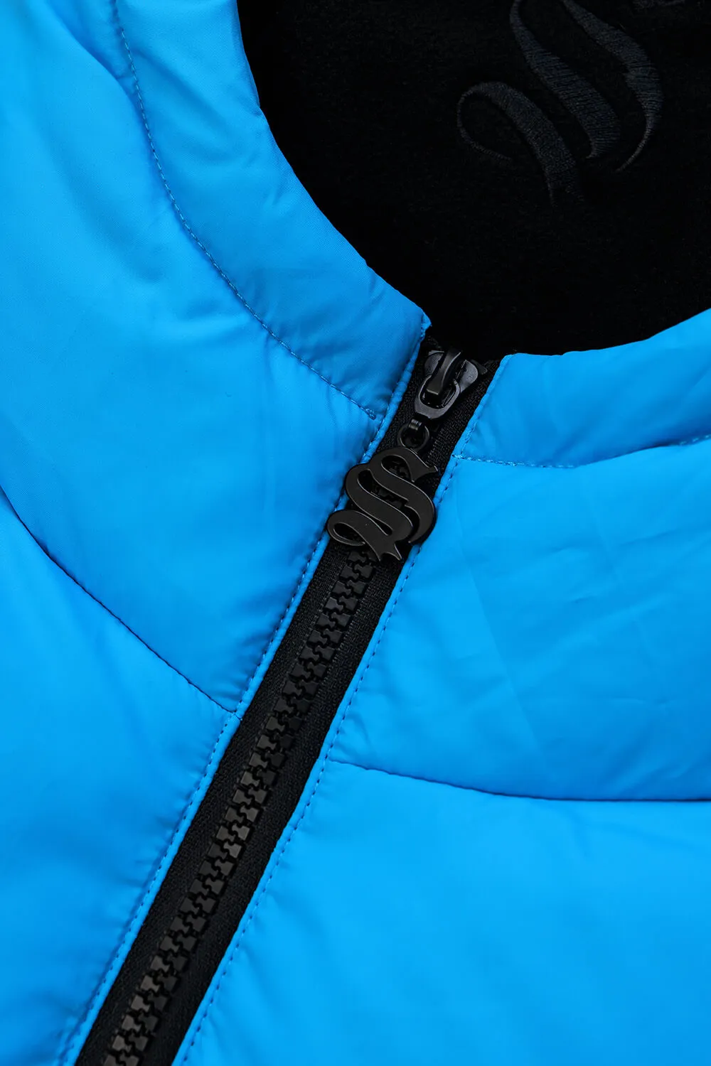 Raptor Balaclava Puffer Jacket - Blue