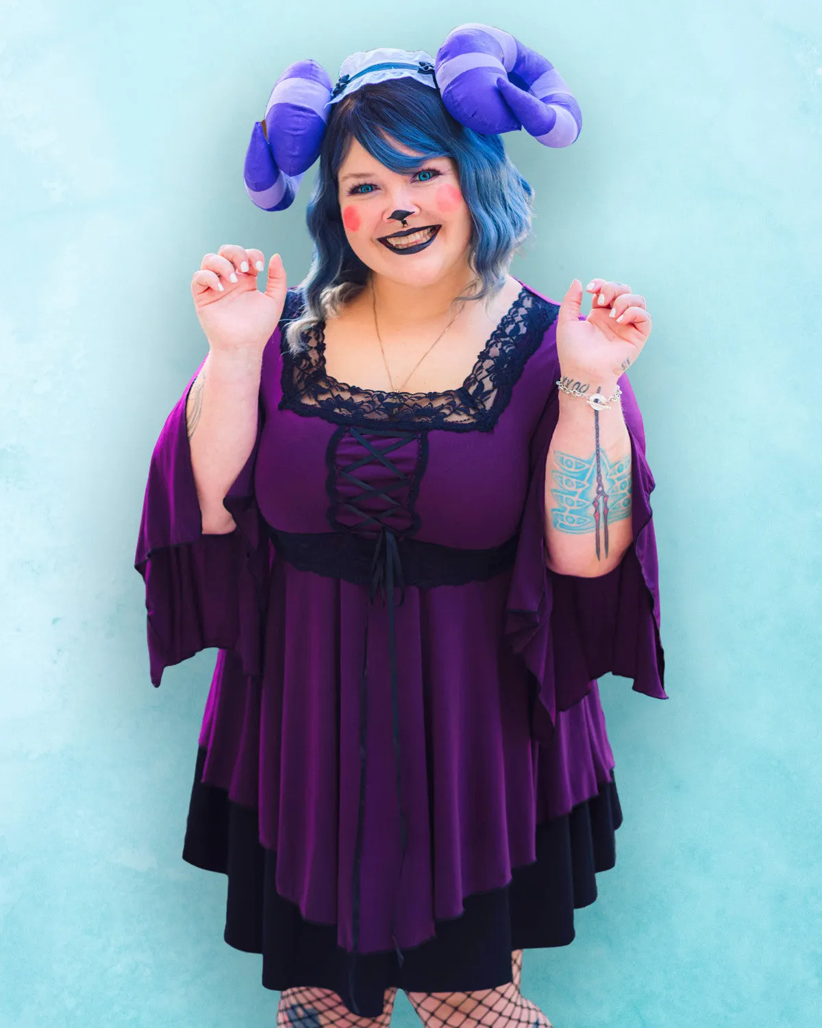 Renaissance Top in Blue Blood