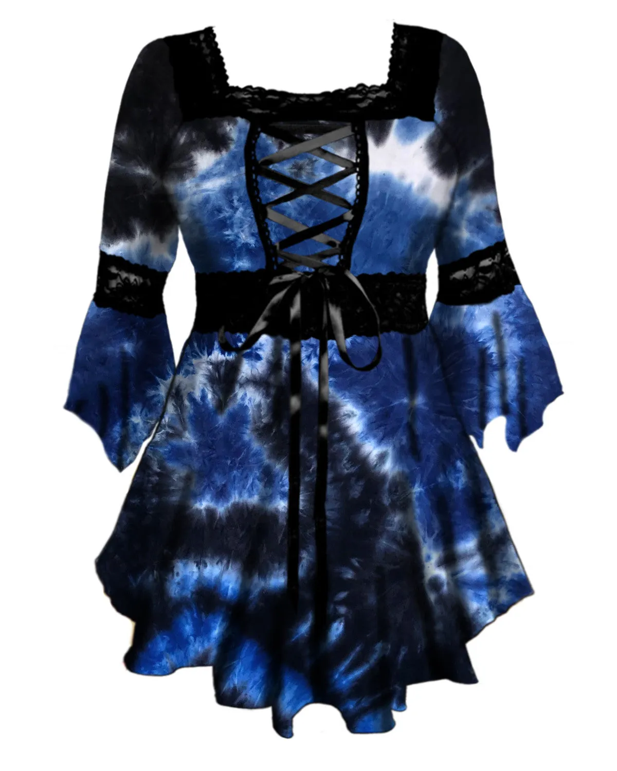 Renaissance Top in Blue Blood