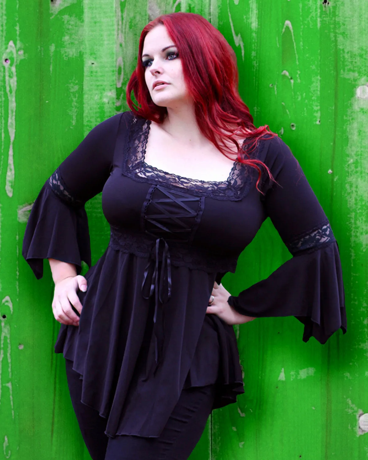 Renaissance Top in Blue Blood