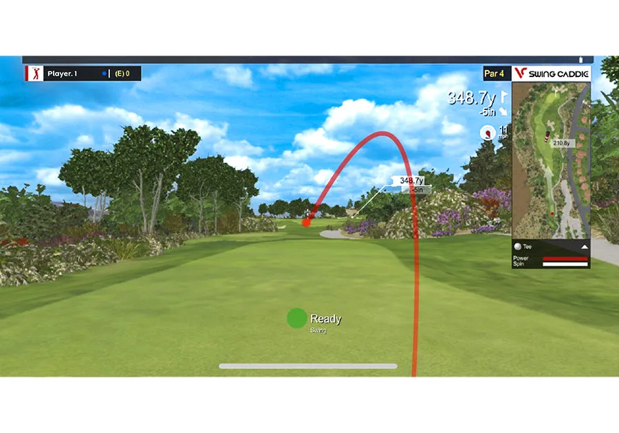 Swing Caddie SC4 Home Golf Simulator Package