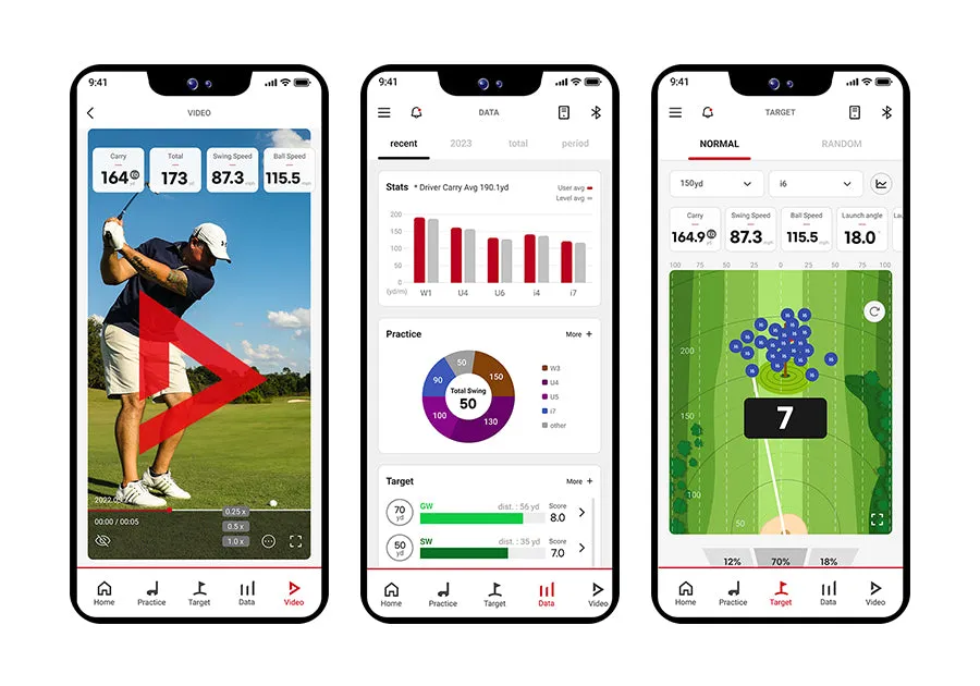 Swing Caddie SC4 Home Golf Simulator Package
