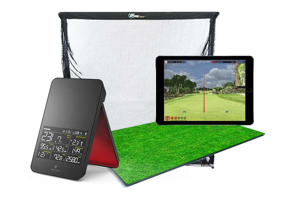 Swing Caddie SC4 Home Golf Simulator Package
