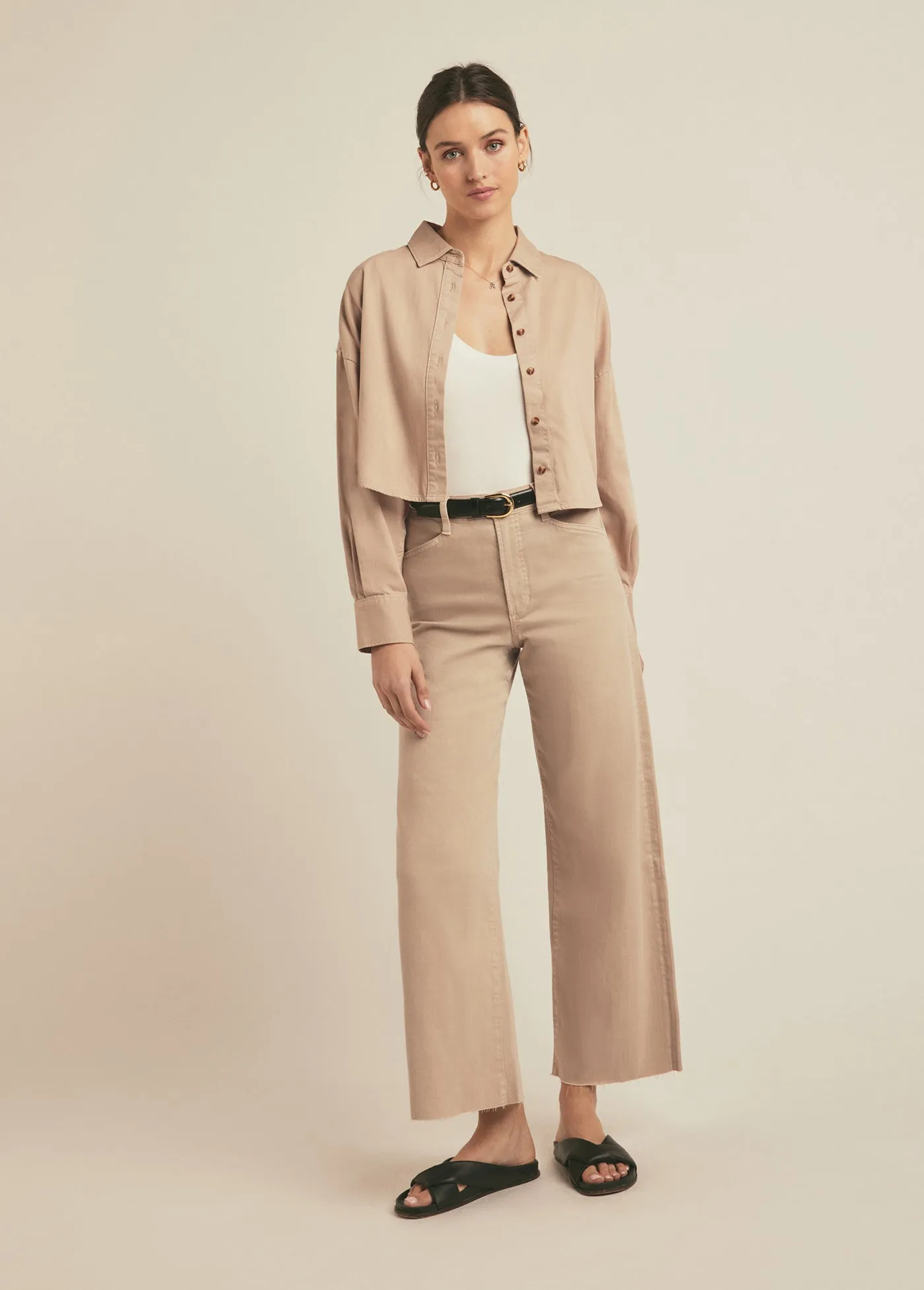 THE MISCHA SUPER HIGH RISE WIDE LEG ANKLE
