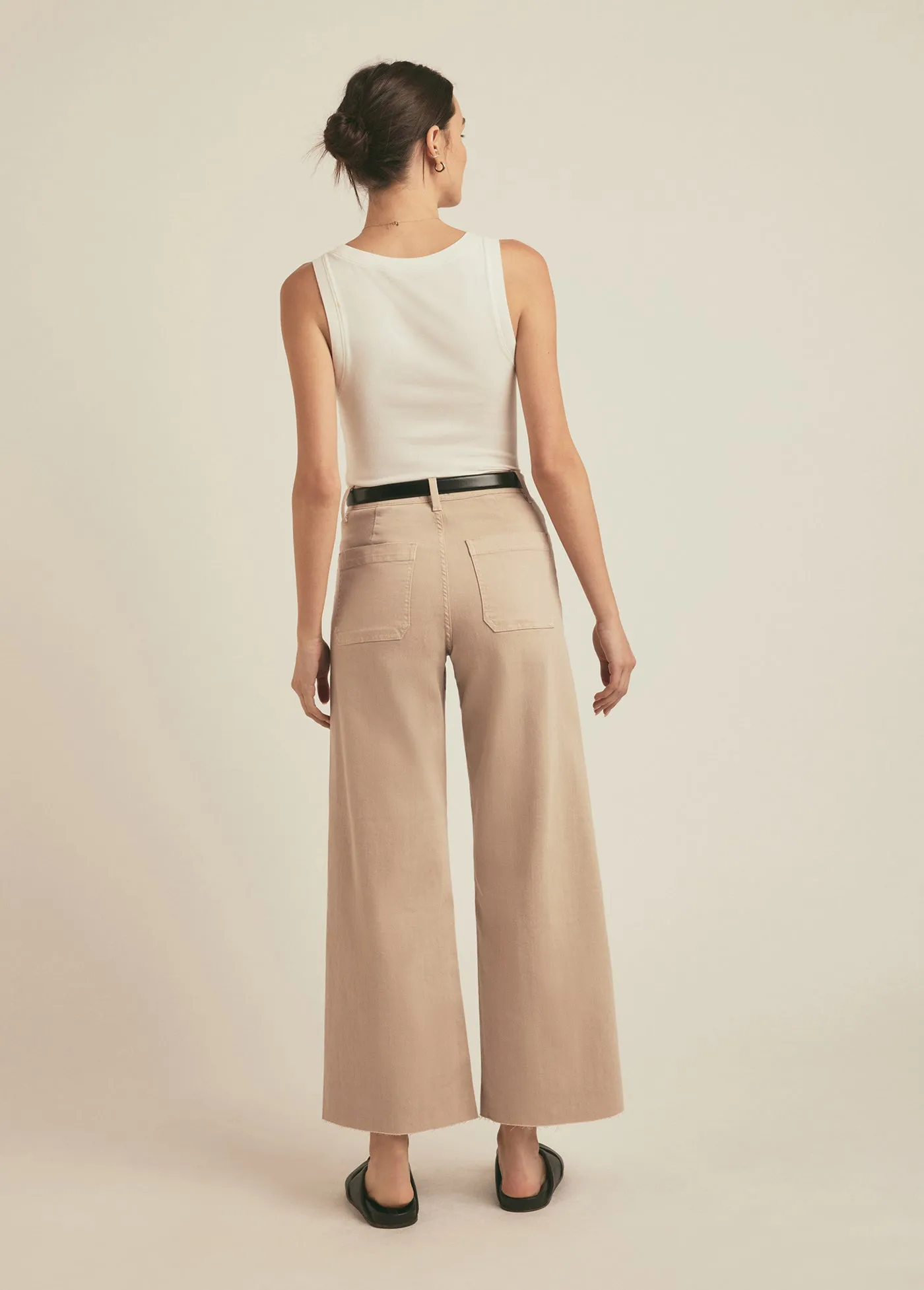 THE MISCHA SUPER HIGH RISE WIDE LEG ANKLE